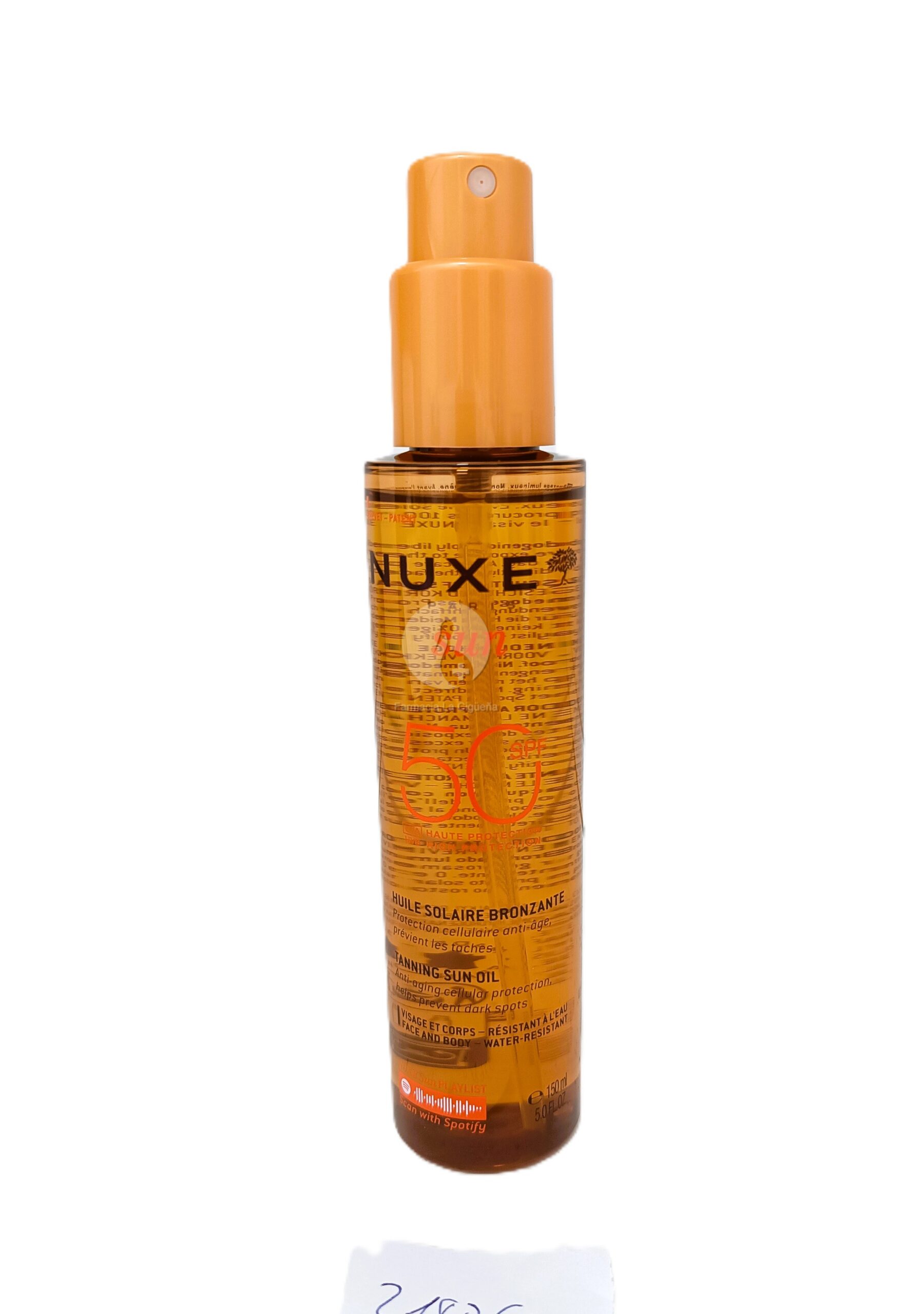 NUXE SUN ACEITE BRONCEADOR ROSTRO Y CUERPO SPF 50 1 ENVASE 150 ML