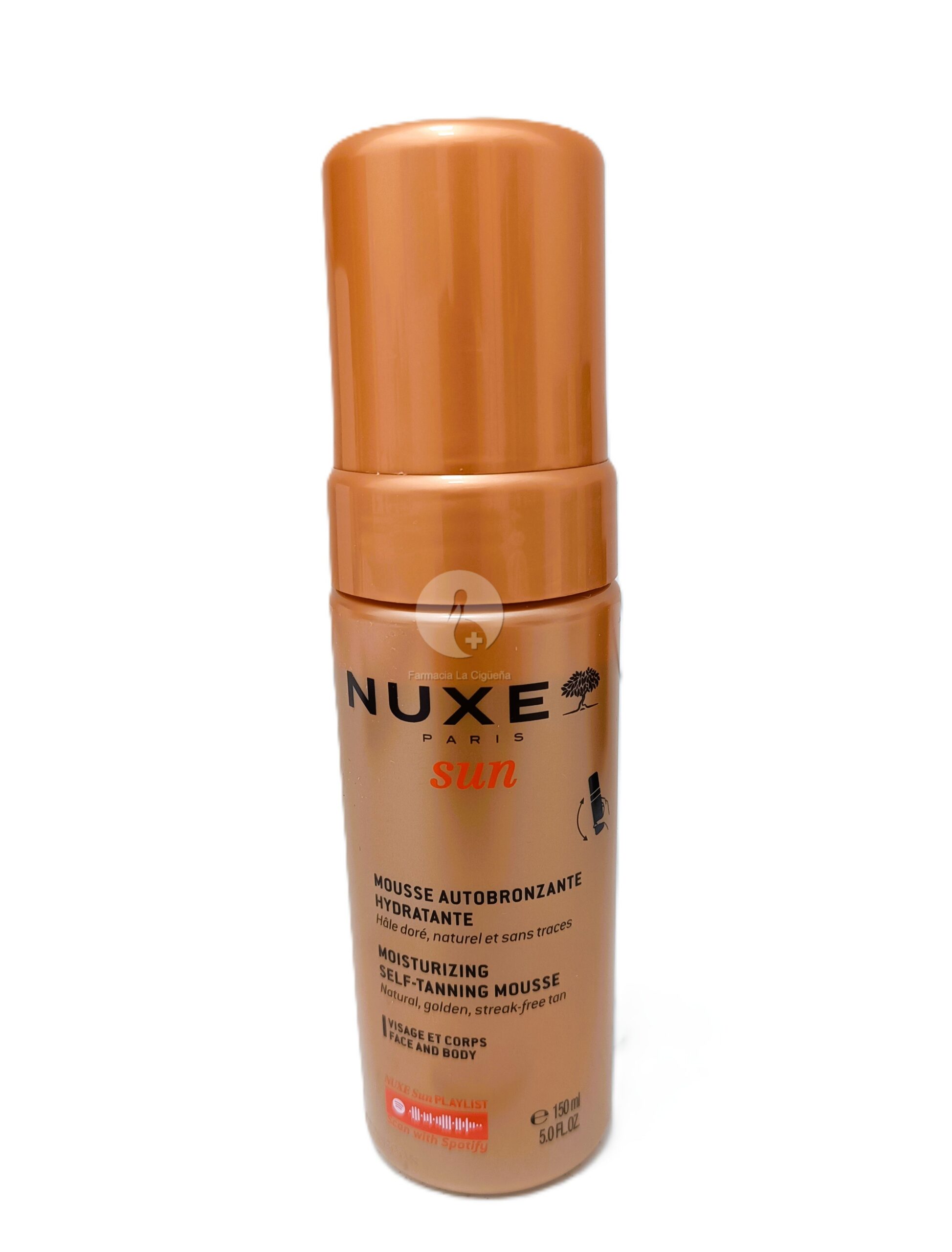 NUXE SUN ESPUMA AUTOBRONCEADORA ROSTRO Y CUERPO 1 ENVASE 150 ML
