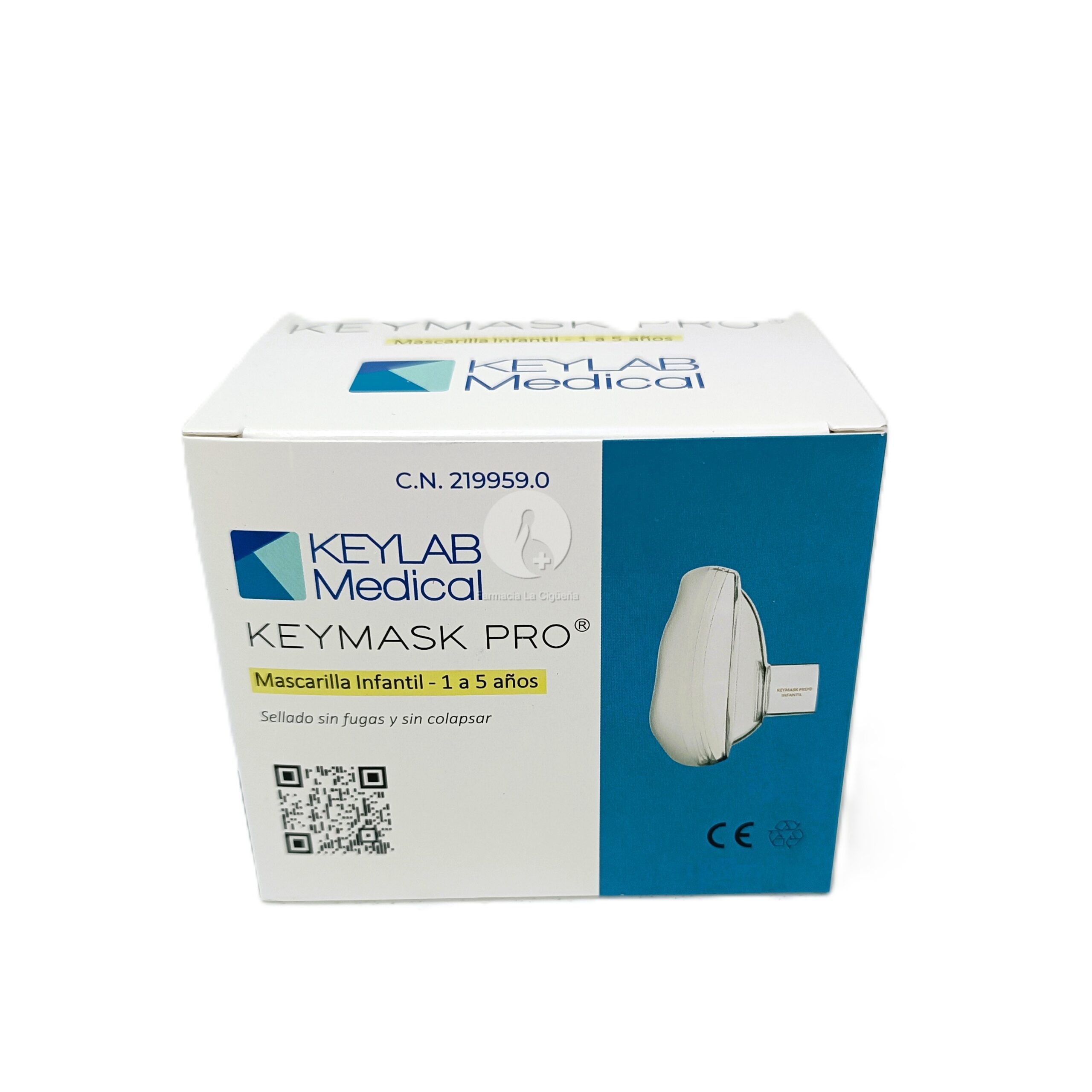 MASCARILLA INHALACION KEYMASK PRO INFANTIL 1 UNIDAD TALLA M