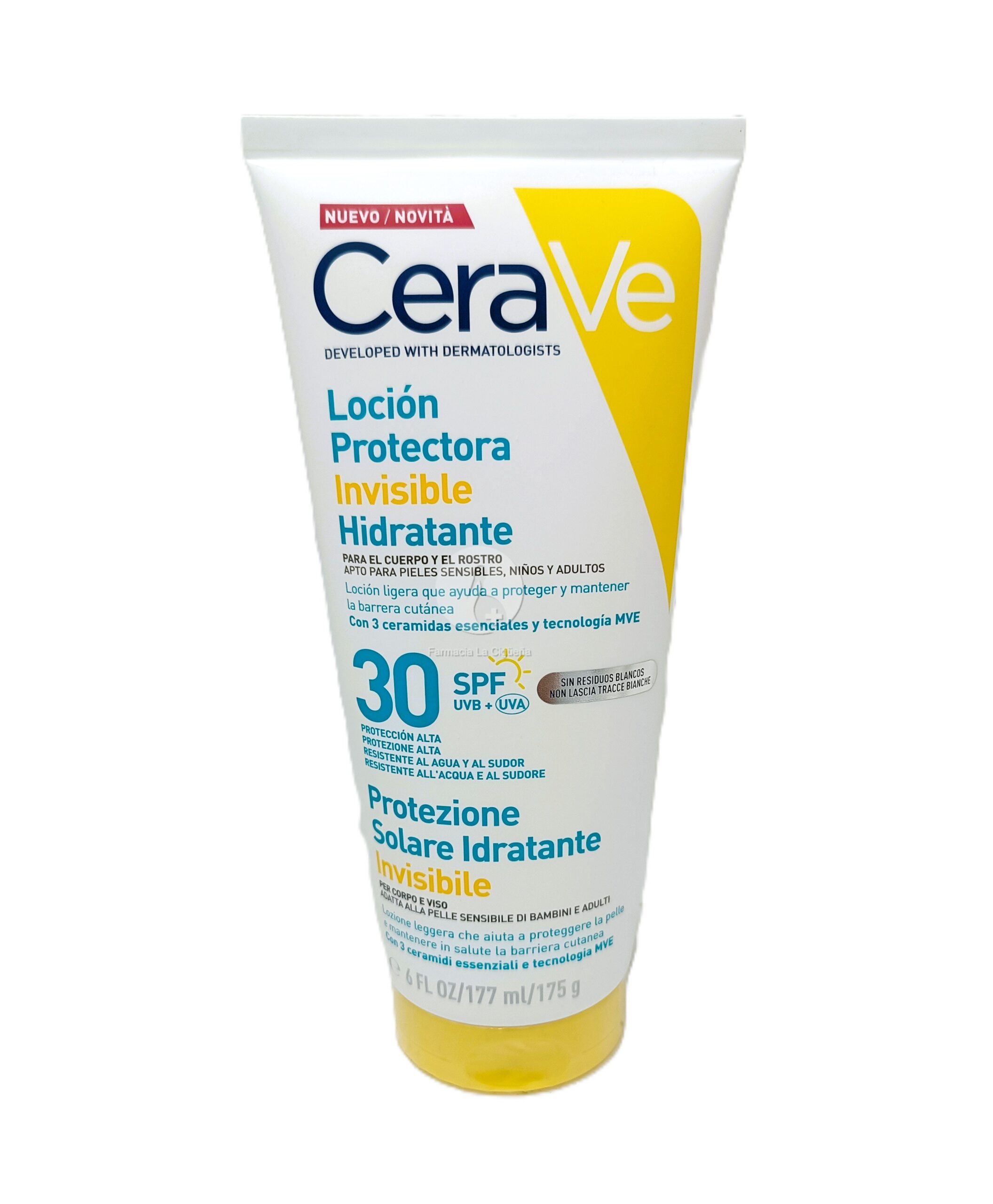 CERAVE HYDRA SUNSCREEN SP30 LOCION 177ML