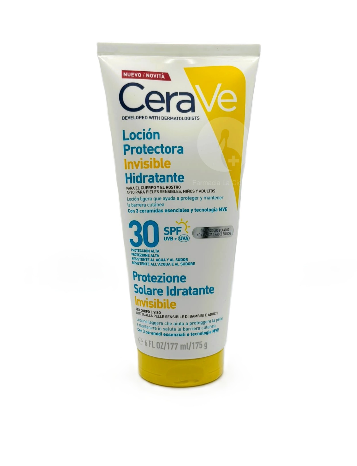 CERAVE HYDRA SUNSCREEN SP30 LOCION 177ML