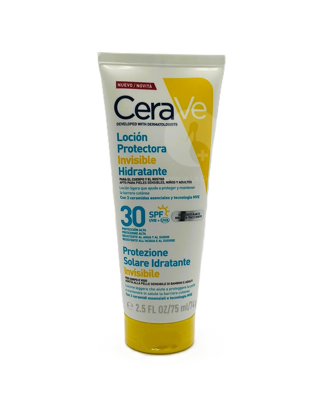 CERAVE HYDRA SUNSCREEN SPF30 LOCION 75ML