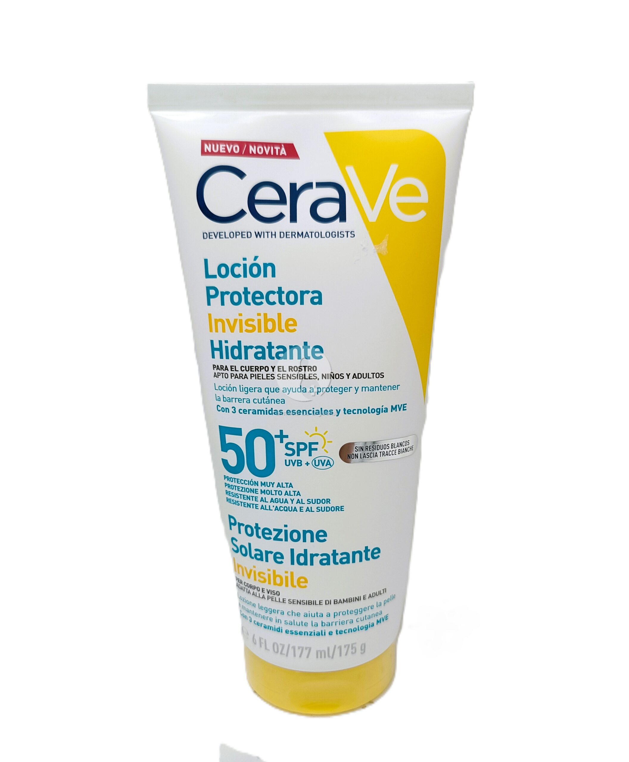 CERAVE HYDRA SUNSCREEN SP50 LOCION 177ML