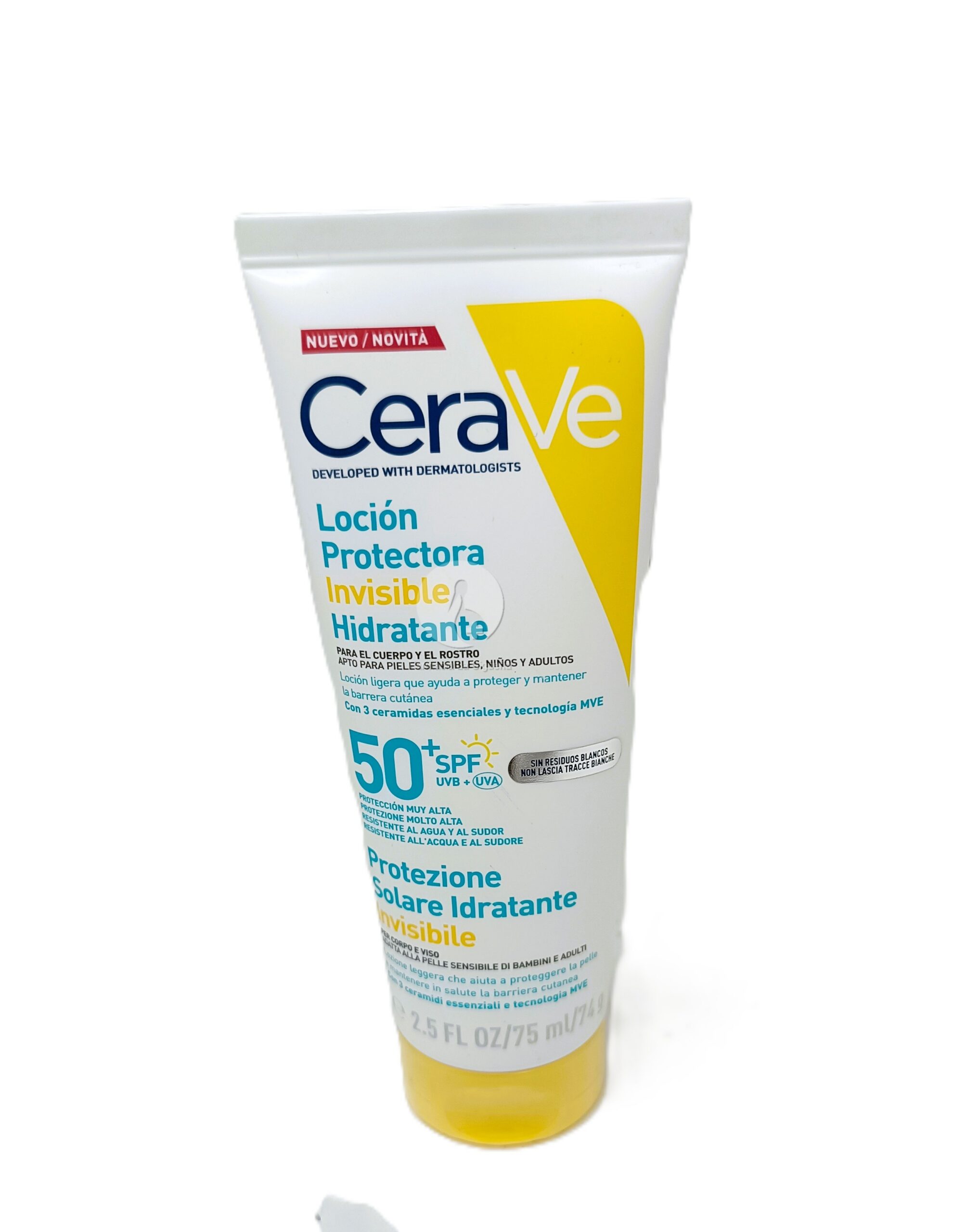 CERAVE HYDRA SUNSCREEN  SPF50 LOCION 75ML