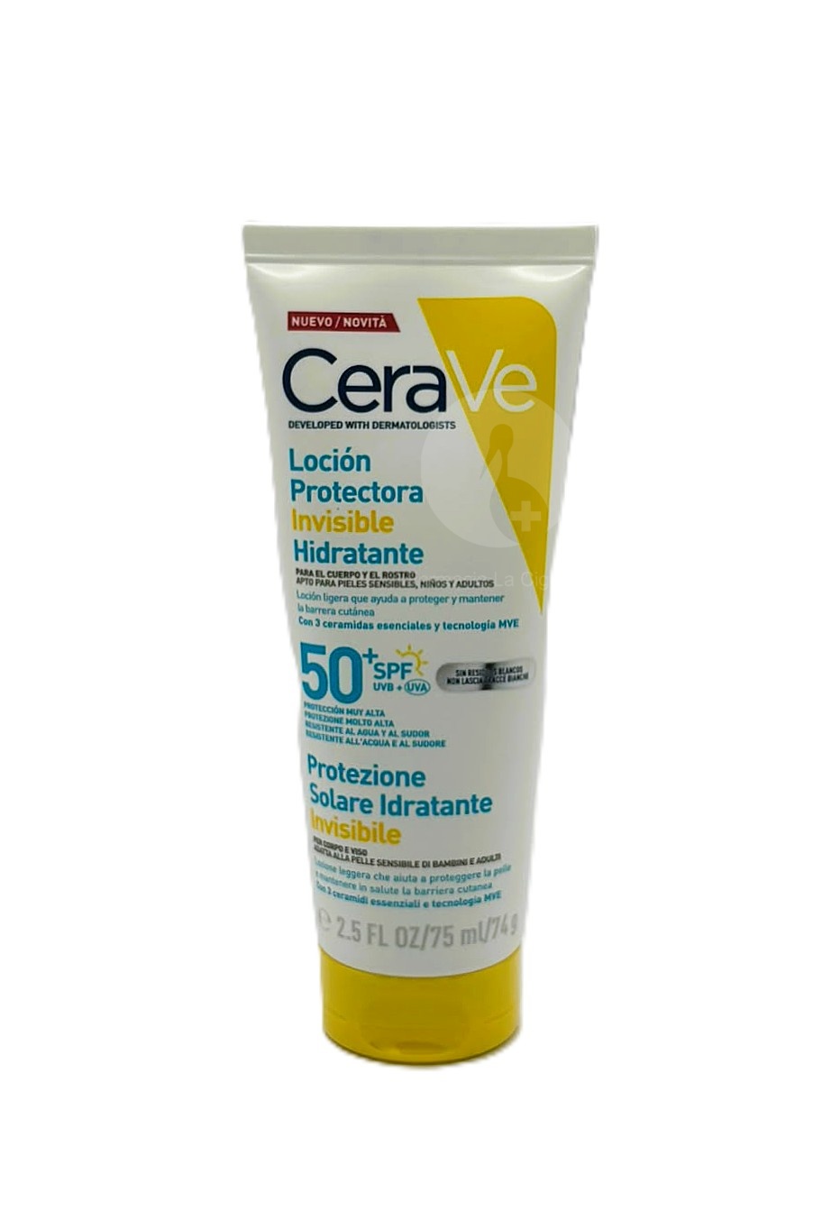 CERAVE HYDRA SUNSCREEN  SPF50 LOCION 75ML