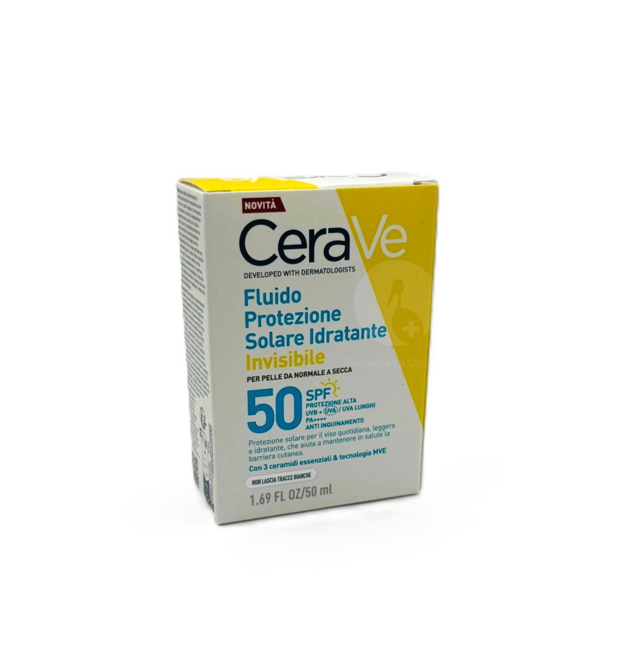 CERAVE HYDRA FACE SUN SPF50 FLUIDO 50ML