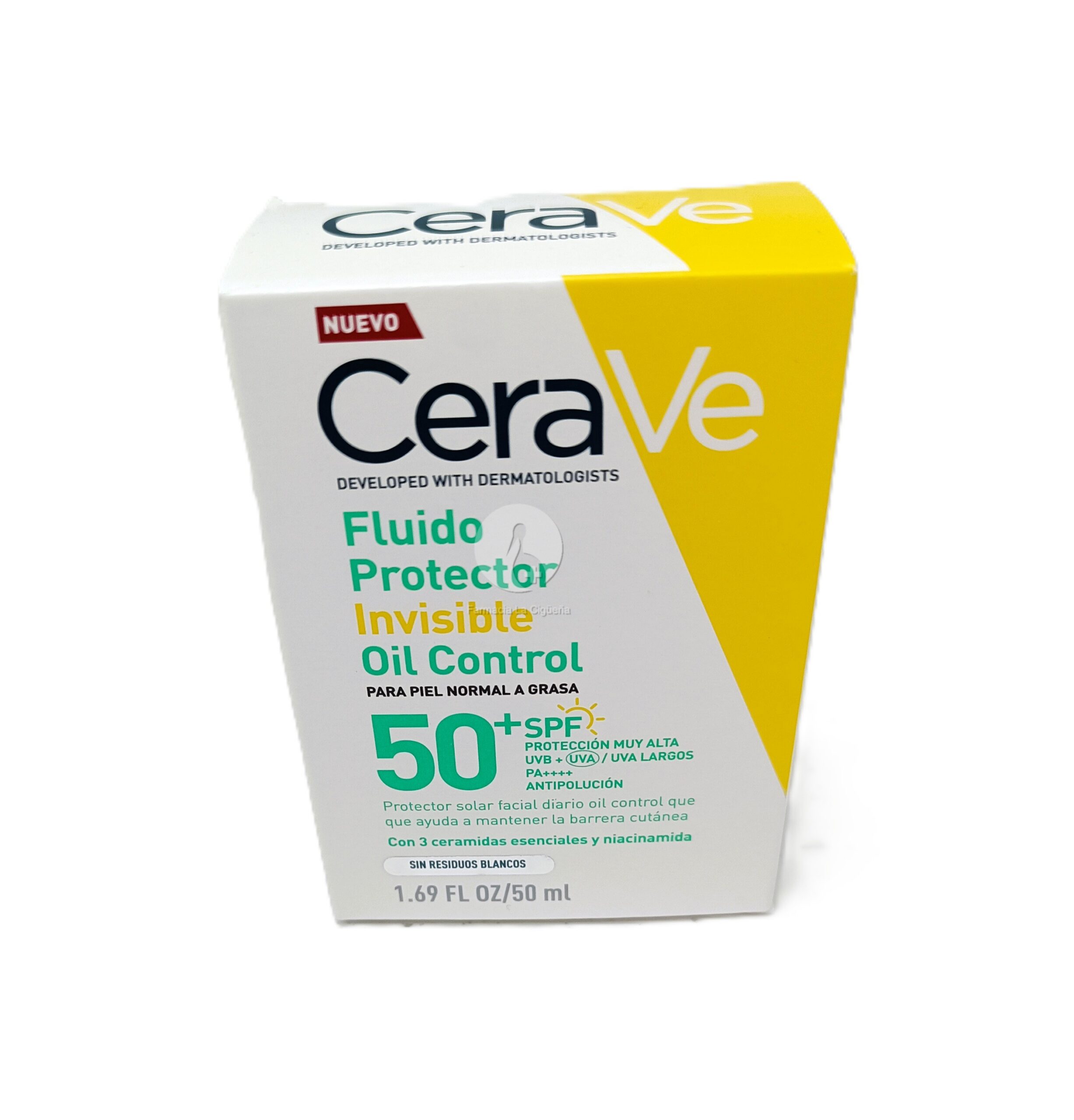 CERAVE OIL CONTROL SUN SPF50  FLUIDO 50ML