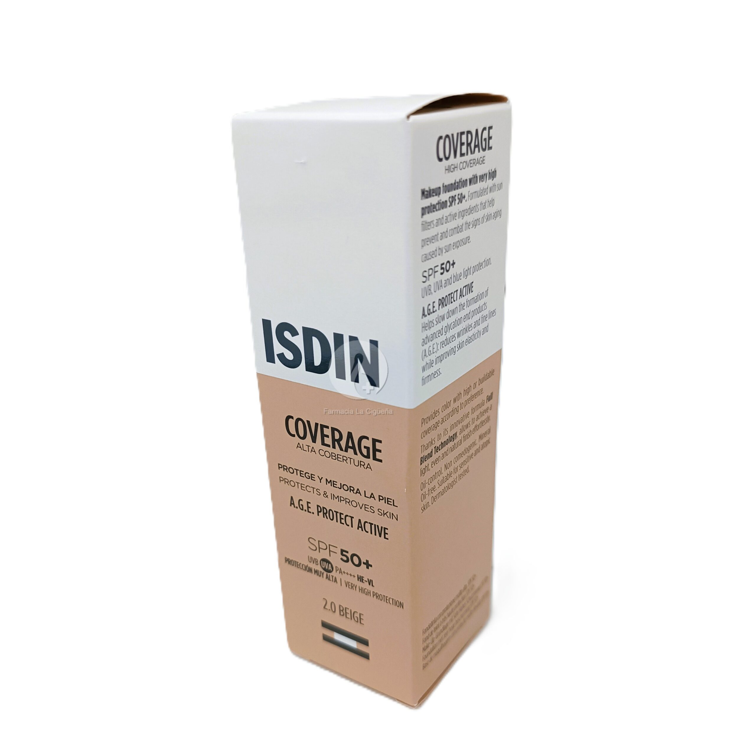 ISDIN COVERAGE 1 ENVASE 30 G COLOR 2.0 BEIGE