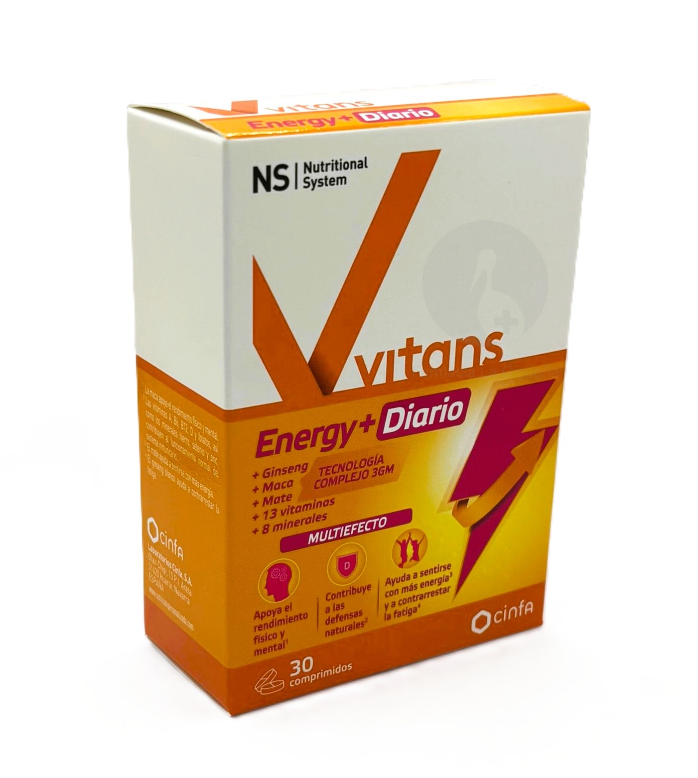 NS VITANS ENERGY DIARIO 30 COMPRIMIDOS