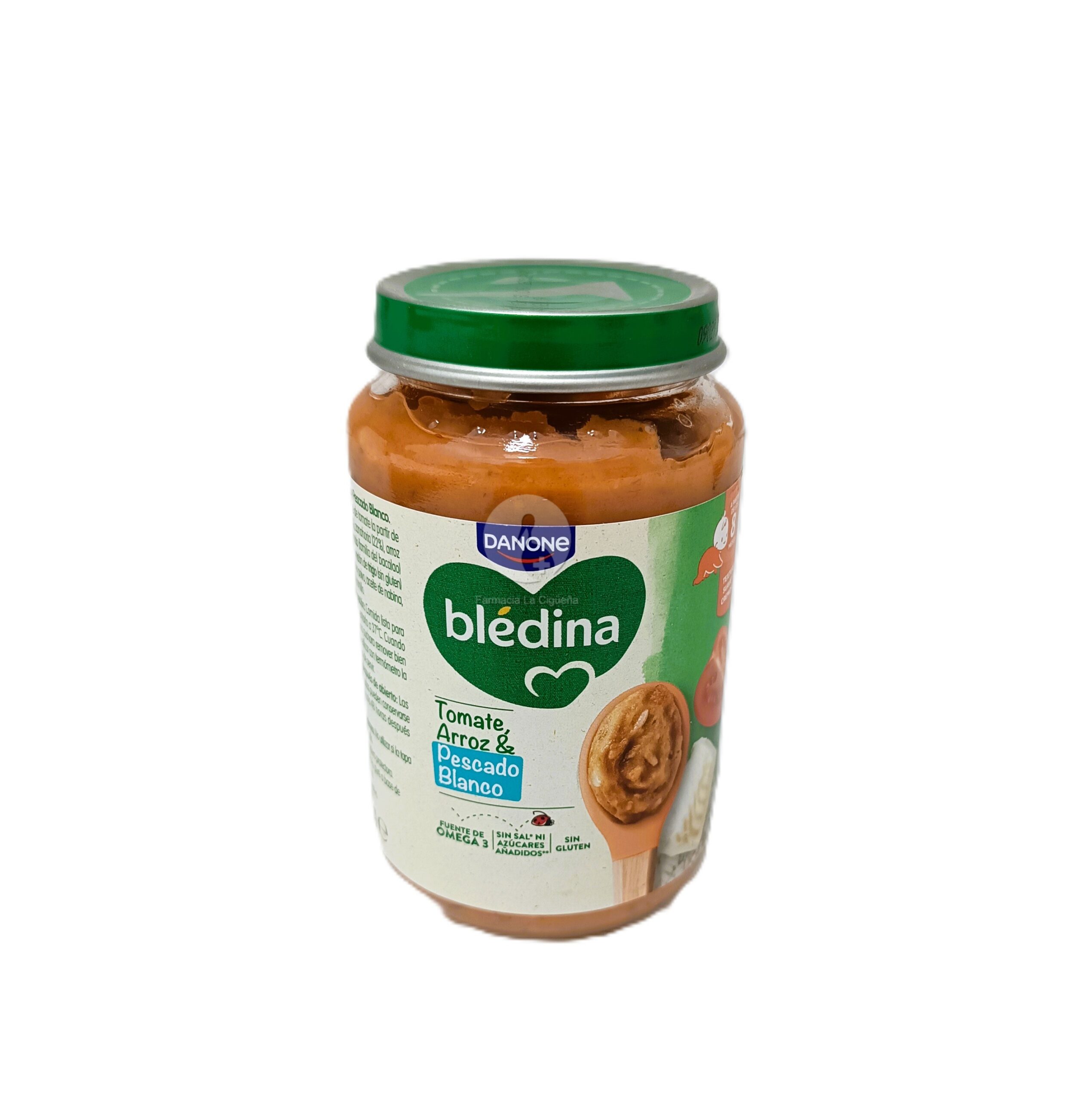 BLEDINA TARRITO TOMATE ARROZ Y PESCADO BLANCO 1 TARRO 200 G