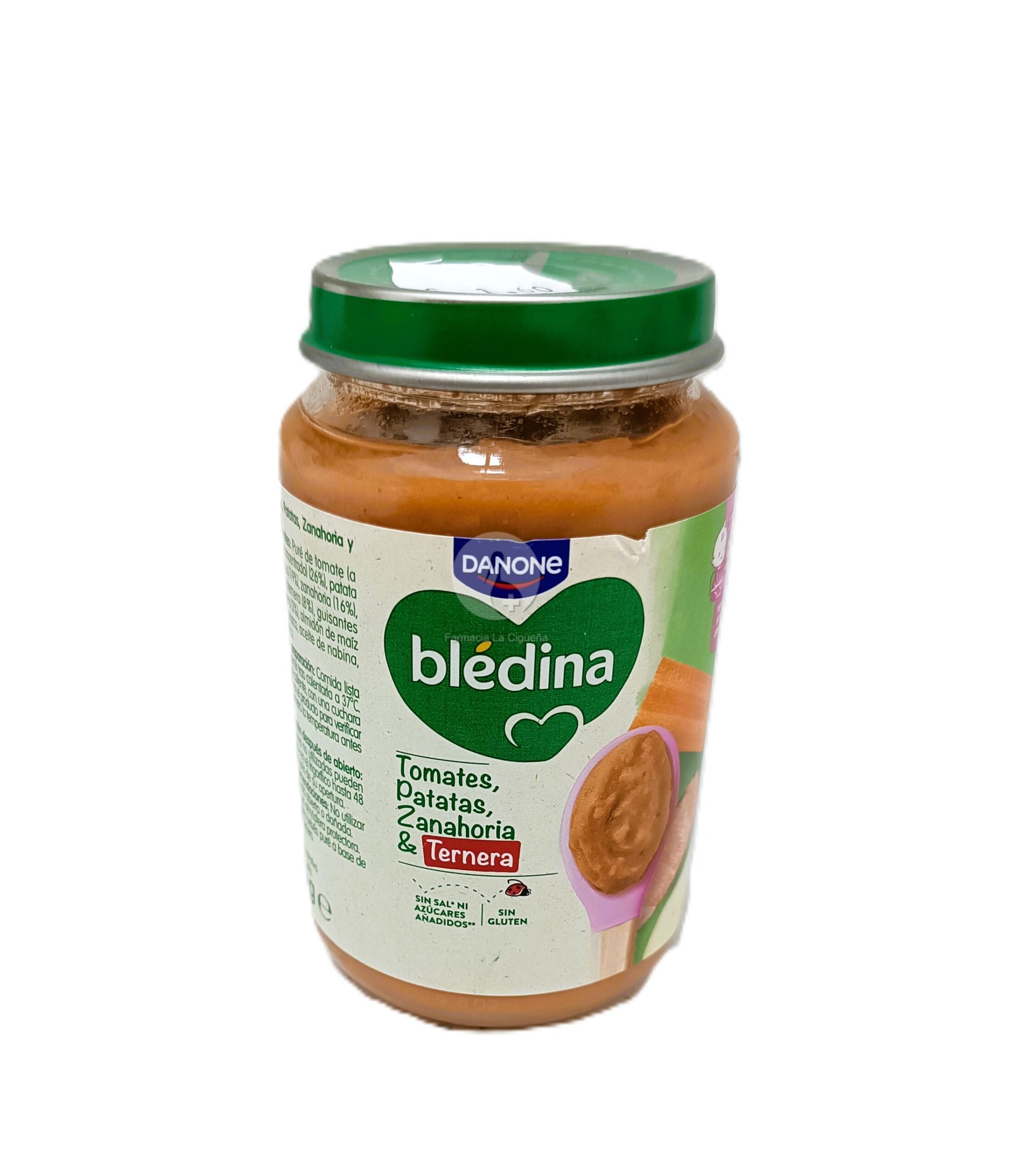 BLEDINA TARRITO TOMATES PATATAS ZANAHORIA Y TERNERA 1 TARRO 200 G