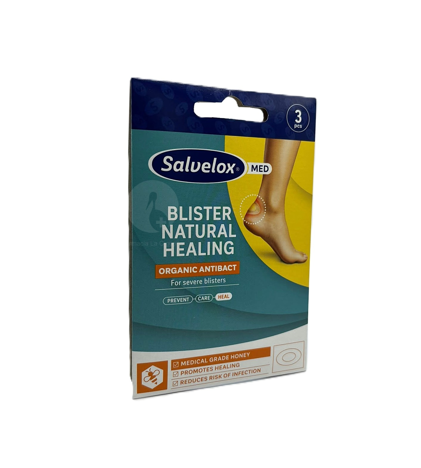 SALVELOX BLISTER NATURAL HEALING 3 UNIDADES