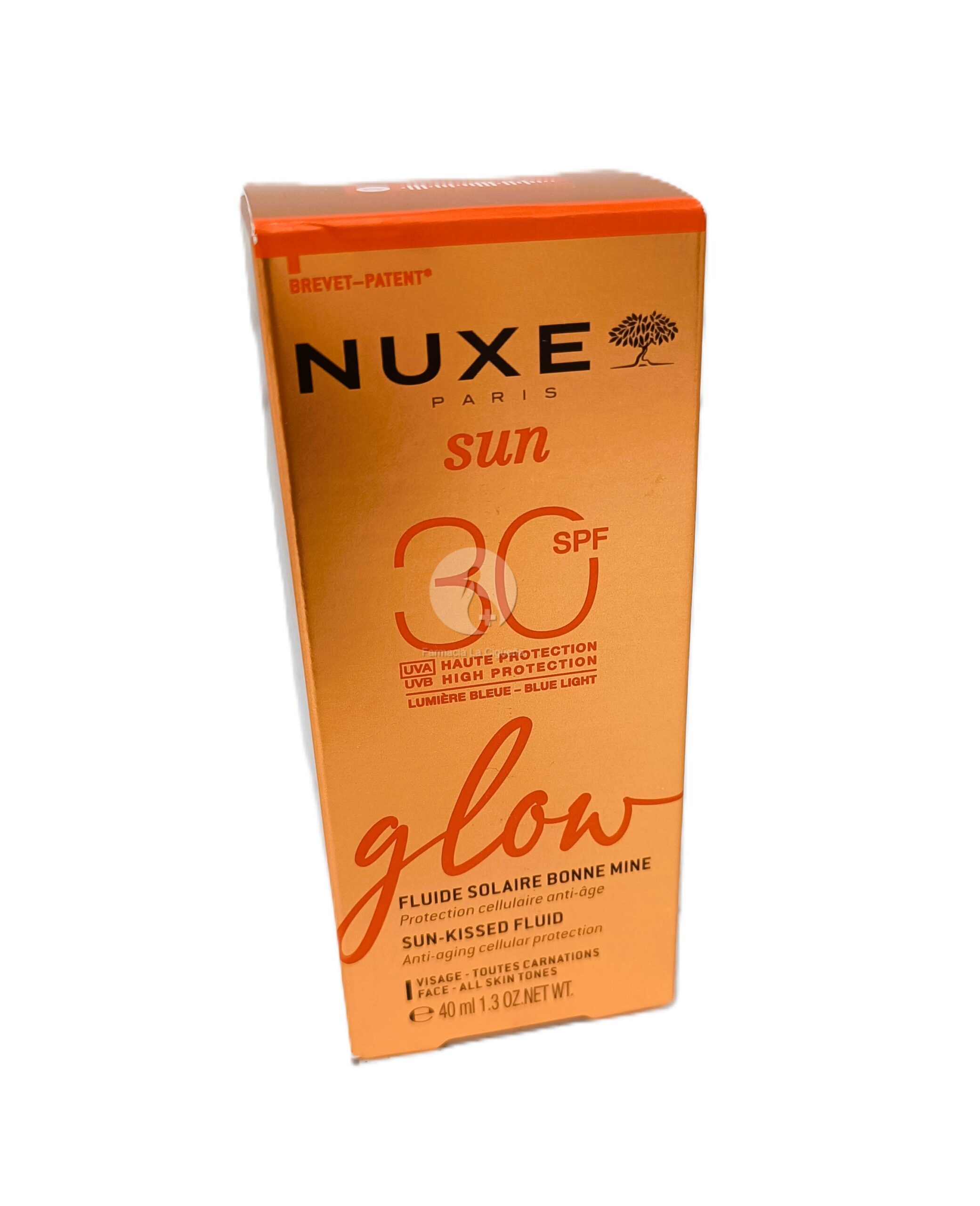 NUXE SUN FLUIDO SOLAR GLOW SPF 30 1 TUBO 40 ML