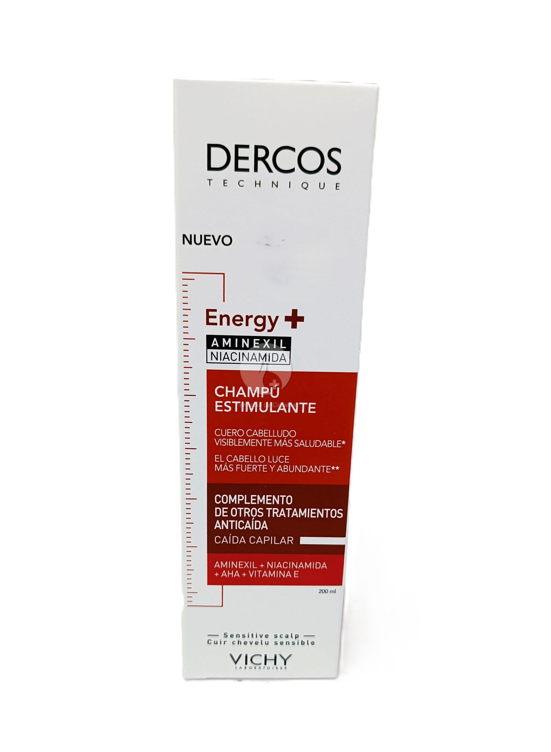 DERCOS TECHNIQUE CHAMPU ESTIMULANTE C/ AMINEXIL 1 ENVASE 200 ML