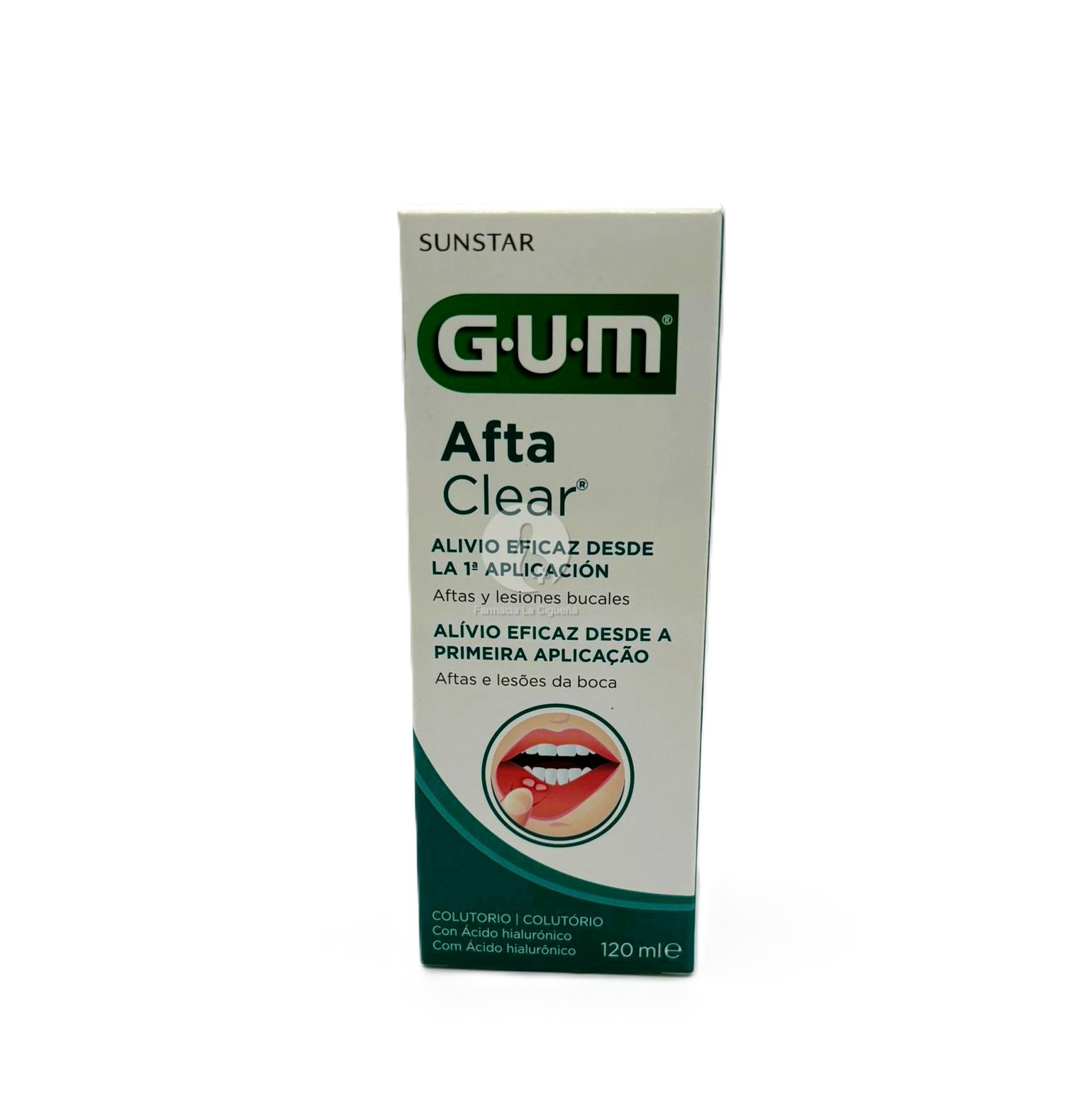 GUM AFTACLEAR COLUTORIO 1 ENVASE 120 ML