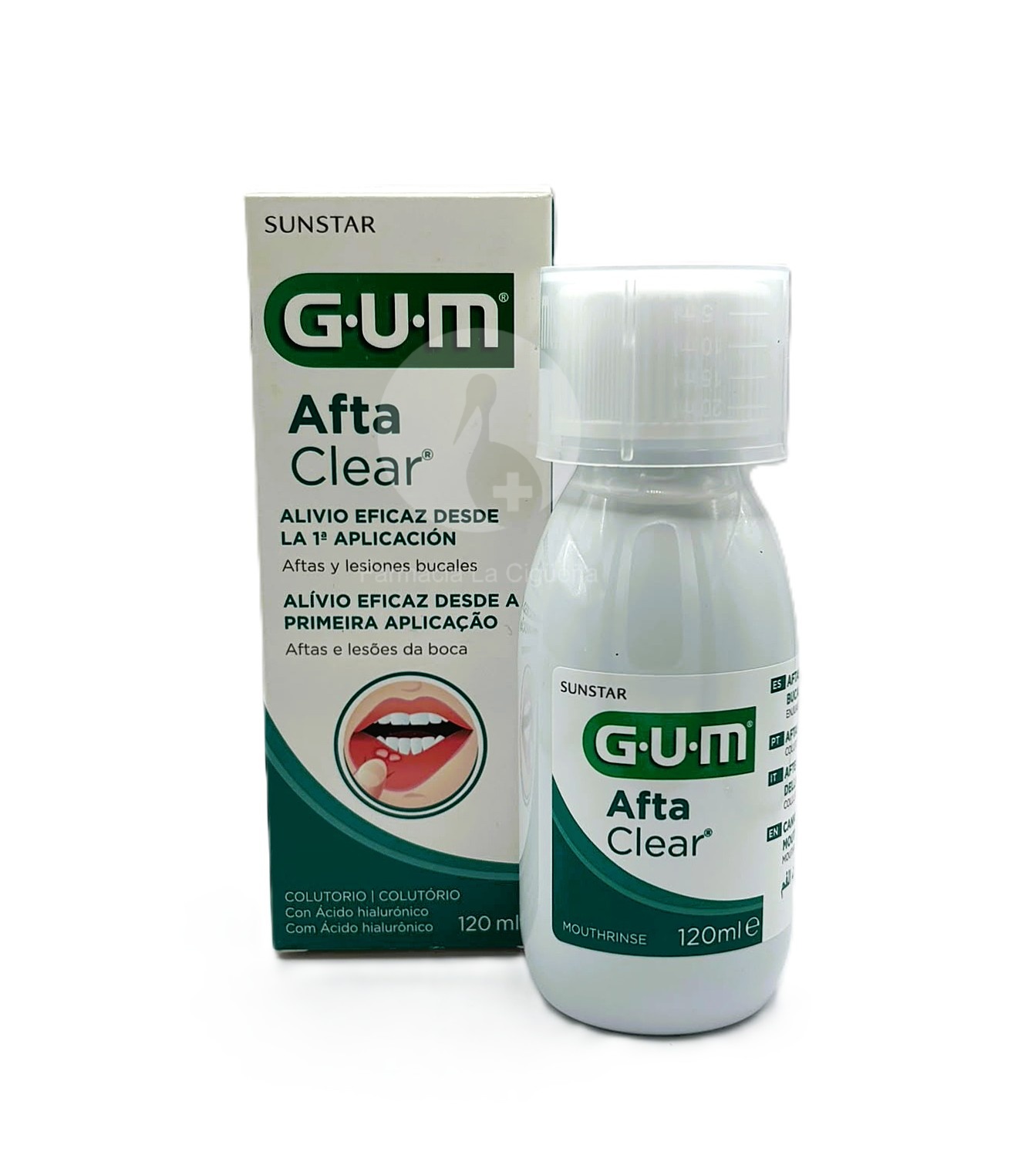 GUM AFTACLEAR COLUTORIO 1 ENVASE 120 ML