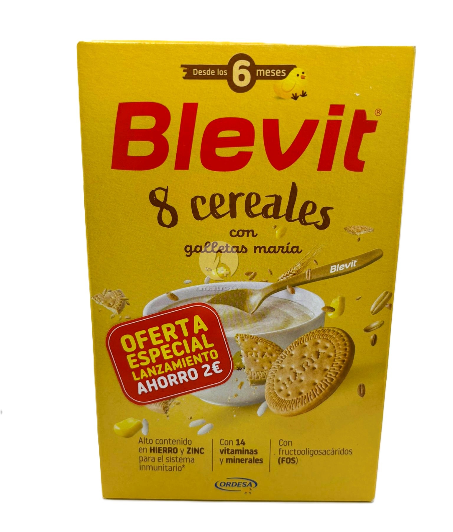 BLEVIT 8 CEREALES CON GALLETA MARIA 1 ENVASE 500 G