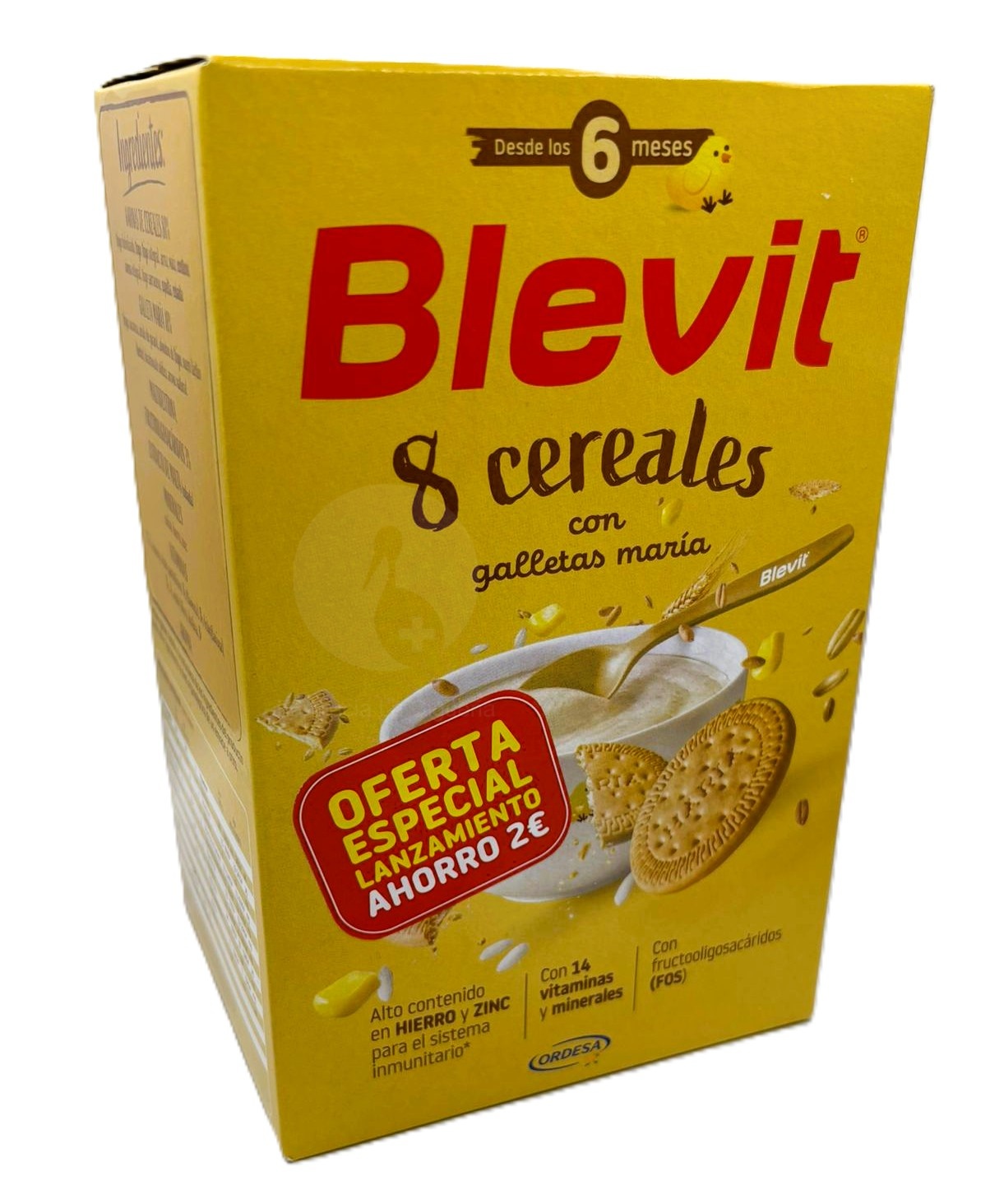 BLEVIT 8 CEREALES CON GALLETA MARIA 1 ENVASE 500 G