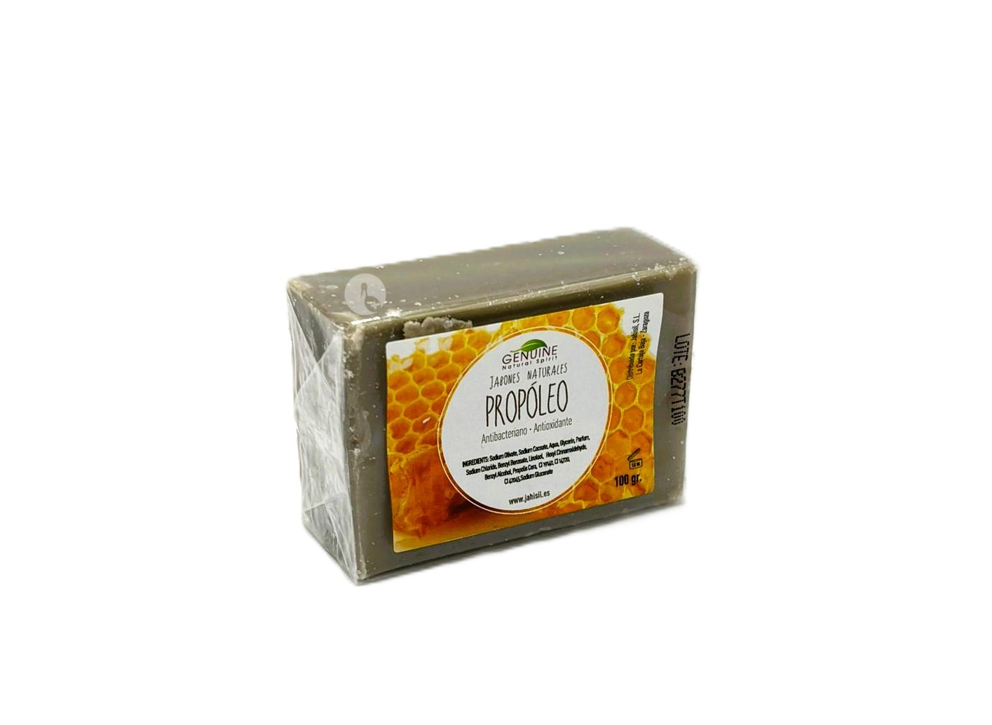 GENUINE JABON NATURAL PROPOLEO PASTILLA 100G