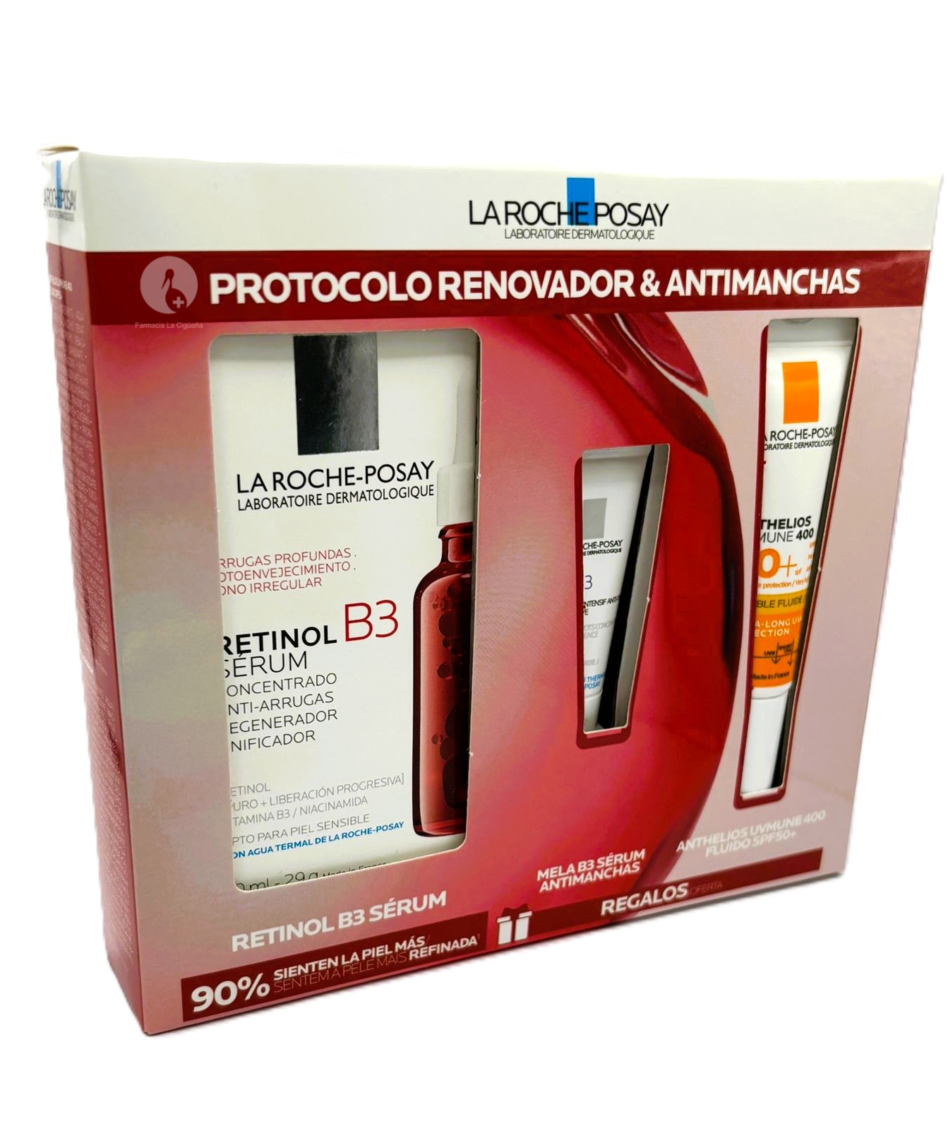 LA ROCHE POSAY PACK SERUM RETINOL 30ML+ PROTOCOLO RENOVADOR ANTIMANCHAS