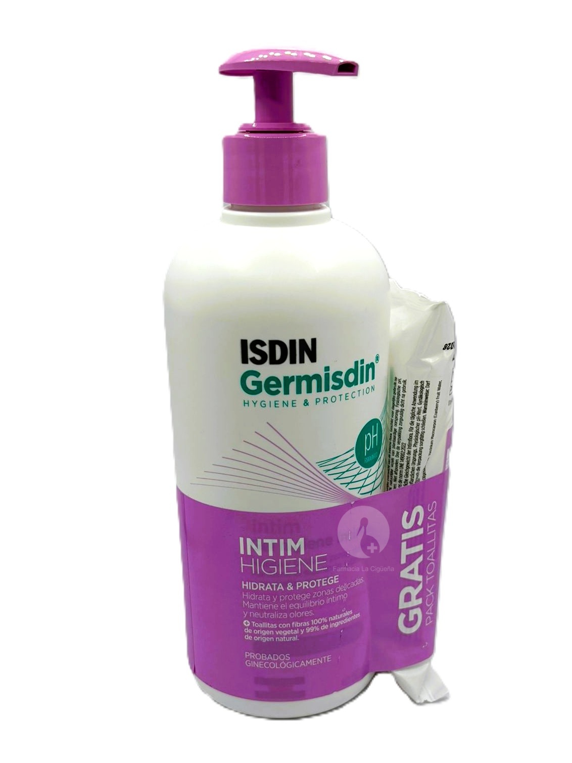 PACK GERMISDIN INTIM 500ML+TOALLITAS 10U