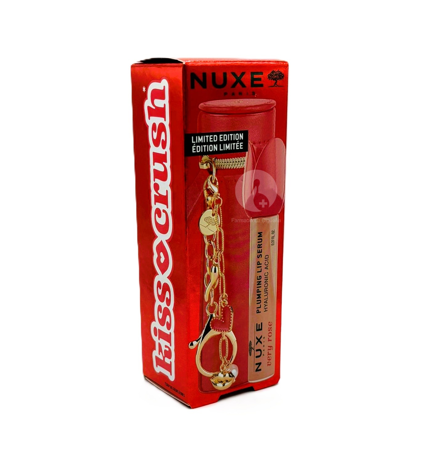 NUXE VERY ROSE PLUMPING LIP SERUM +ESTUCHE EDICION LIMITADA