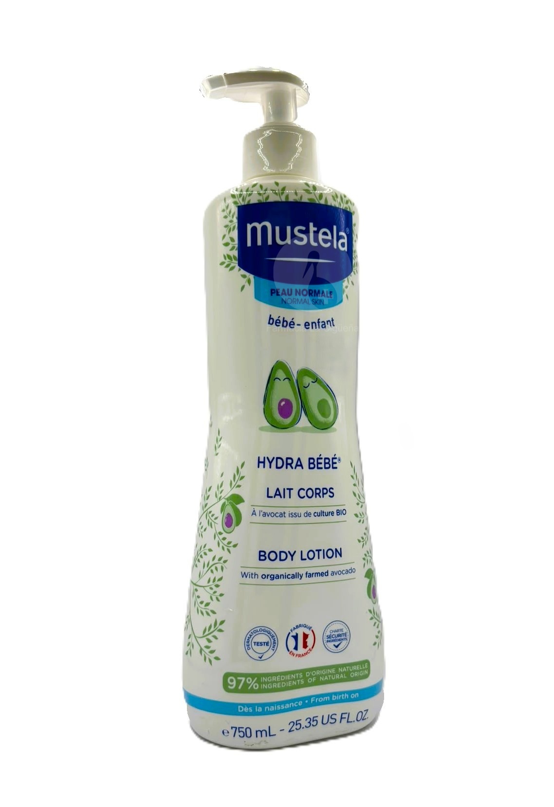 HYDRA BEBE LECHE CORPORAL 1 ENVASE 750 ML
