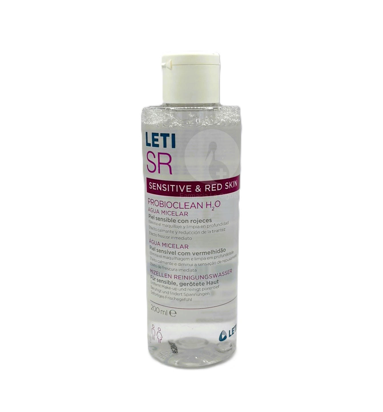 LETISR PROBIOCLEAN H2O AGUA MICELAR 1 ENVASE 200 ML