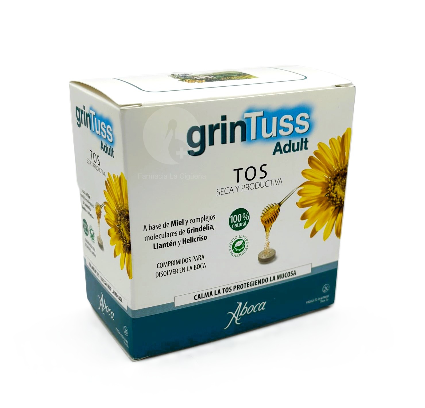 GRINTUSS ADULT CON POLIRESIN 20 COMPRIMIDOS