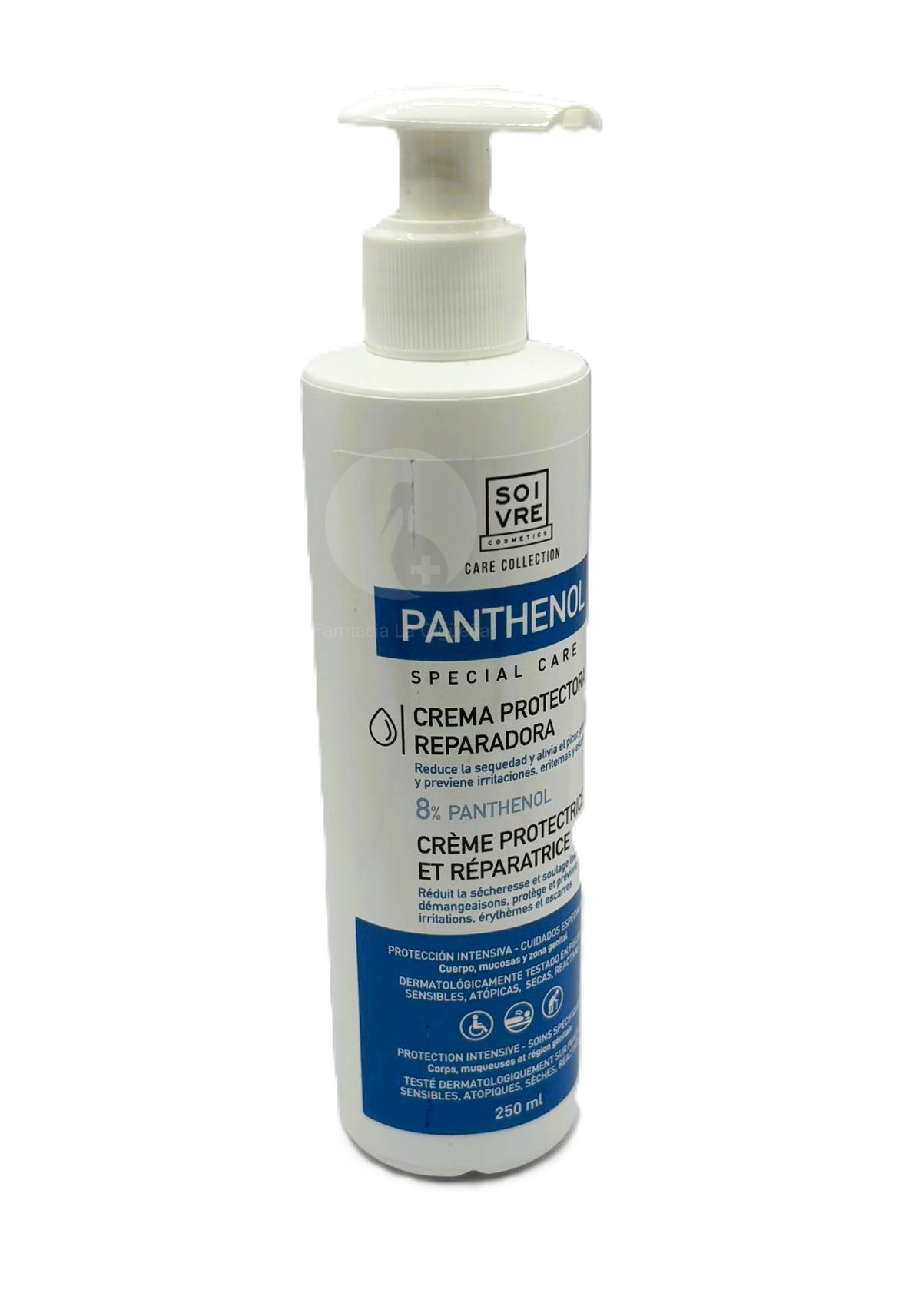 SOIVRE CREMA PROTEC PANTHENOL 8% 250ML