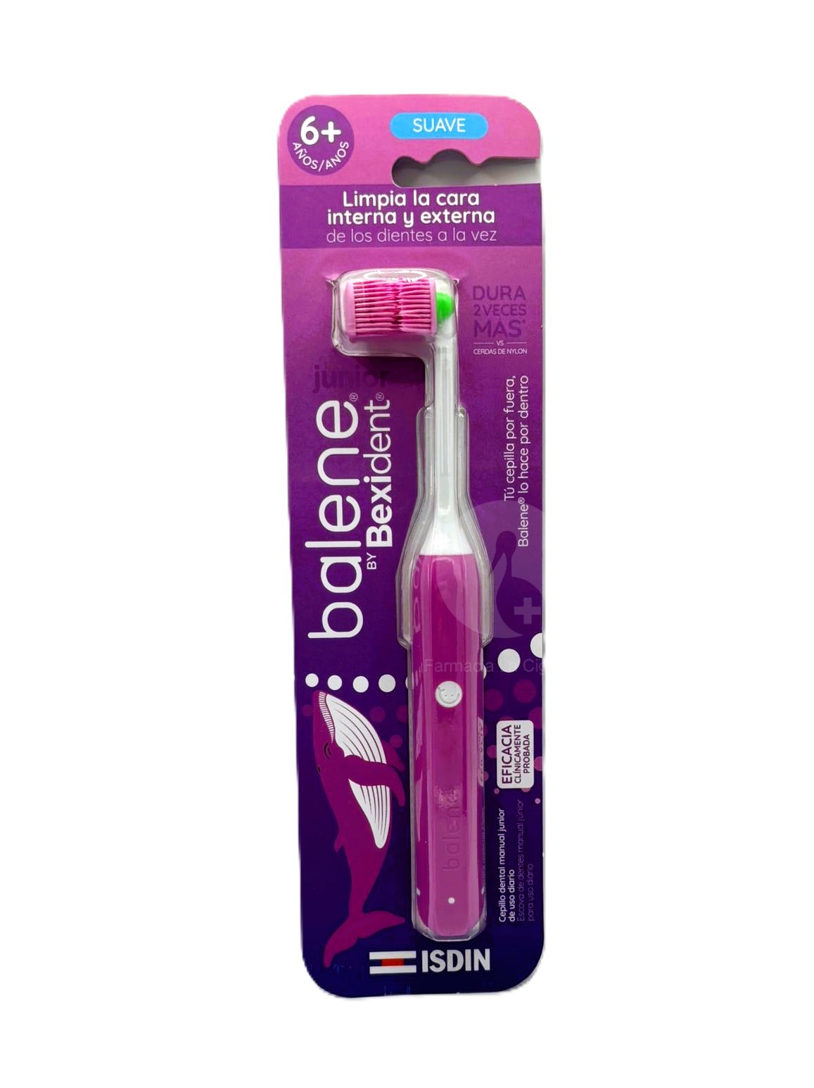 CEPILLO DENTAL JUNIOR BALENE BY BEXIDENT 1 UNIDAD DUREZA SUAVE COLOR LILA