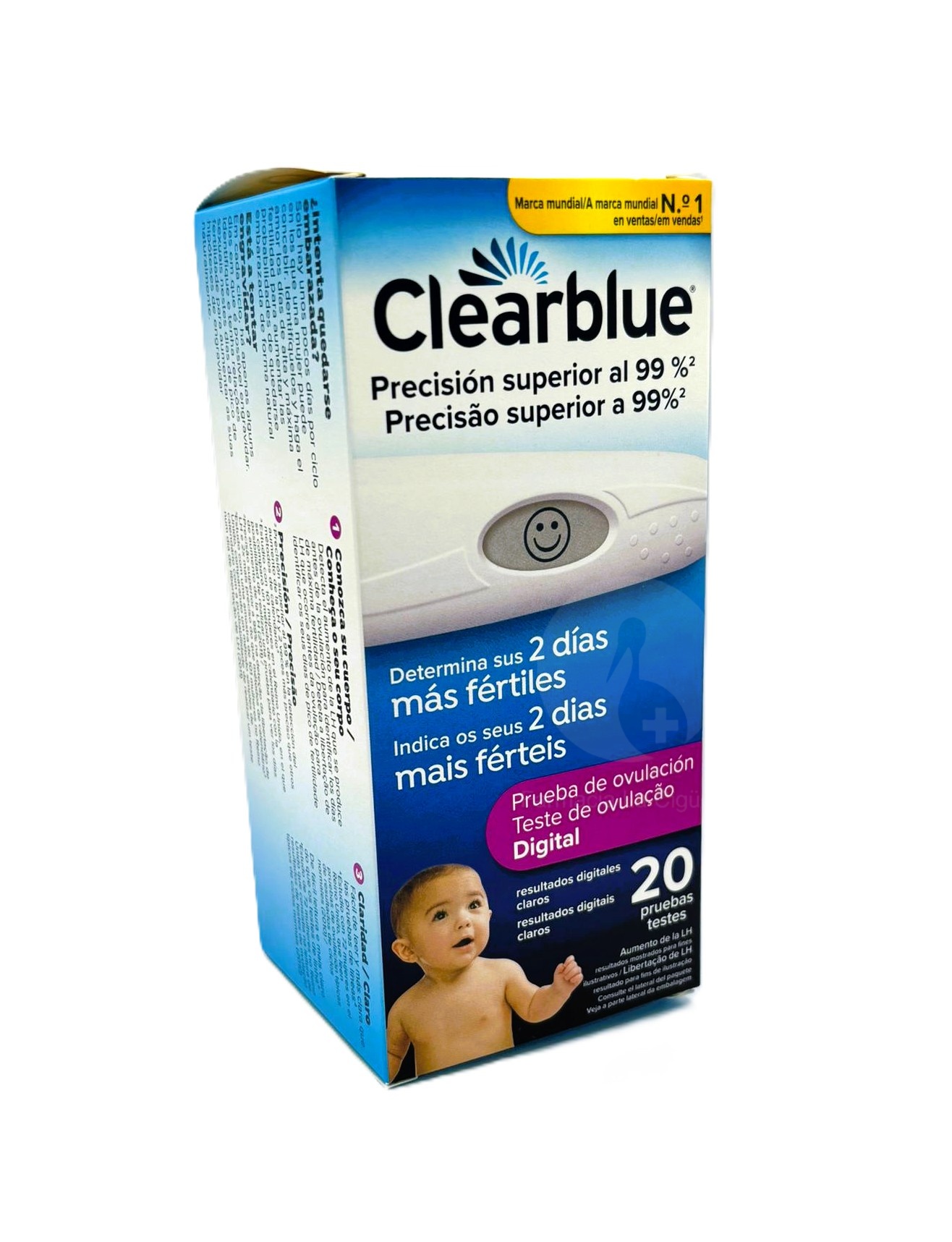 TEST DE OVULACION DIGITAL CLEARBLUE 20 UNIDADES