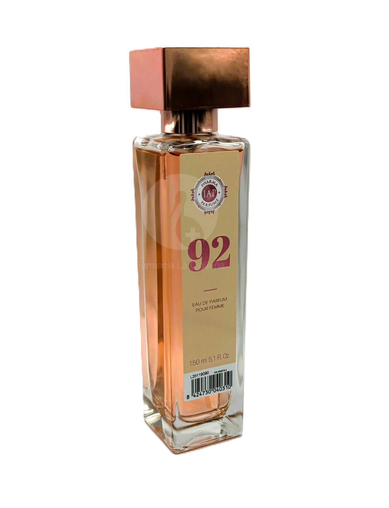 IAP PHARMA EAU DE PARFUM POUR FEMME 1 ENVASE 150 ML Nº 92