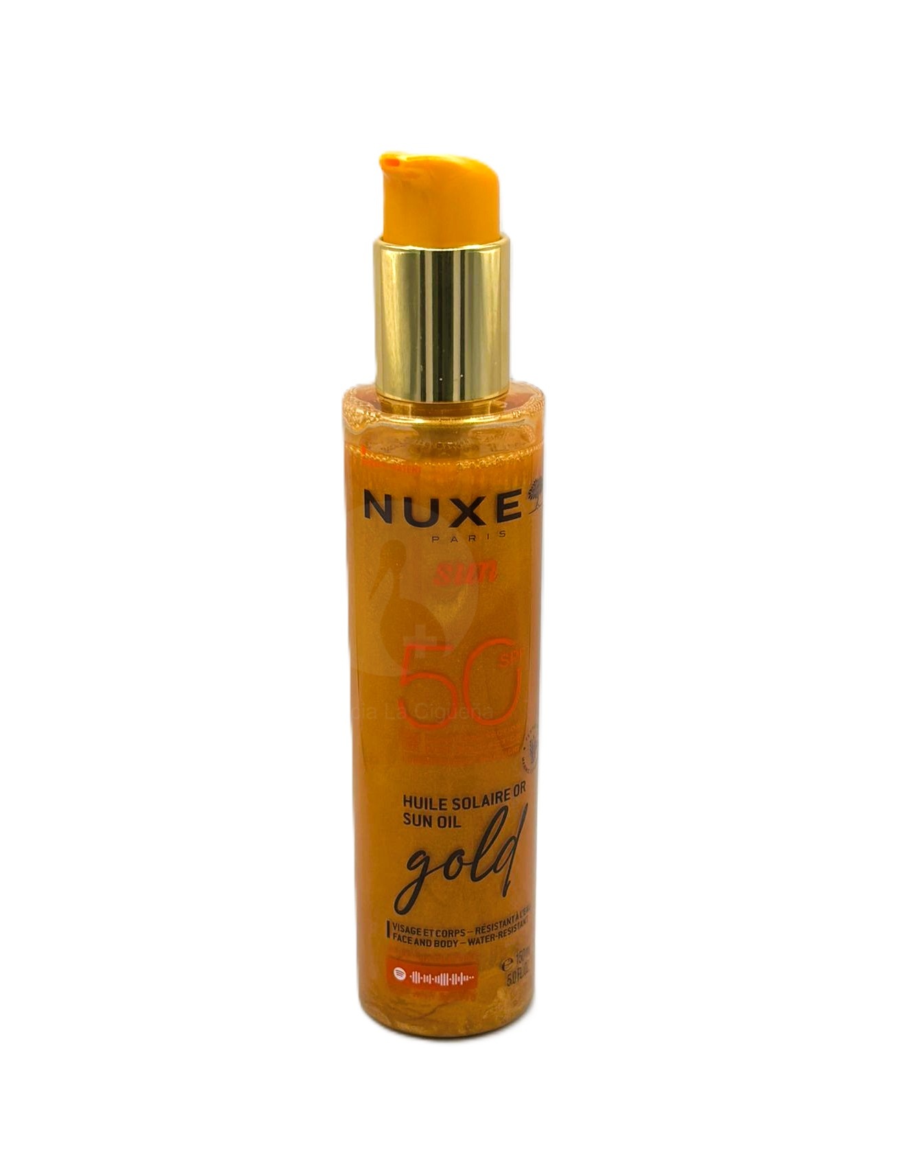 NUXE SUN ACEITE BRONCEADOR GOLD PARA ROSTRO Y CUERPO SPF 50 1 ENVASE 150 ML