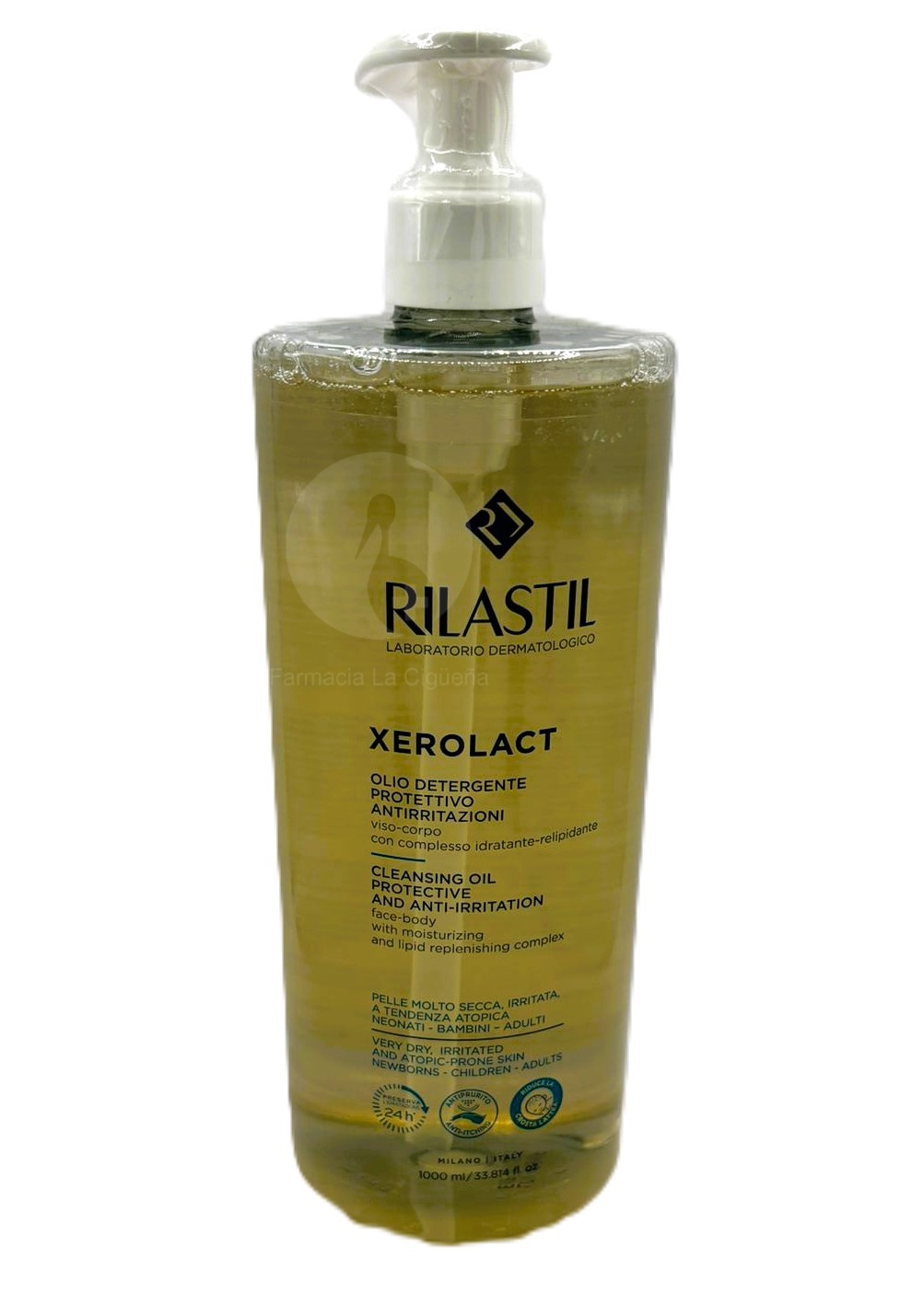RILASTIL XEROLACT ACEITE LIMPIADOR 1 ENVASE 1000 ML
