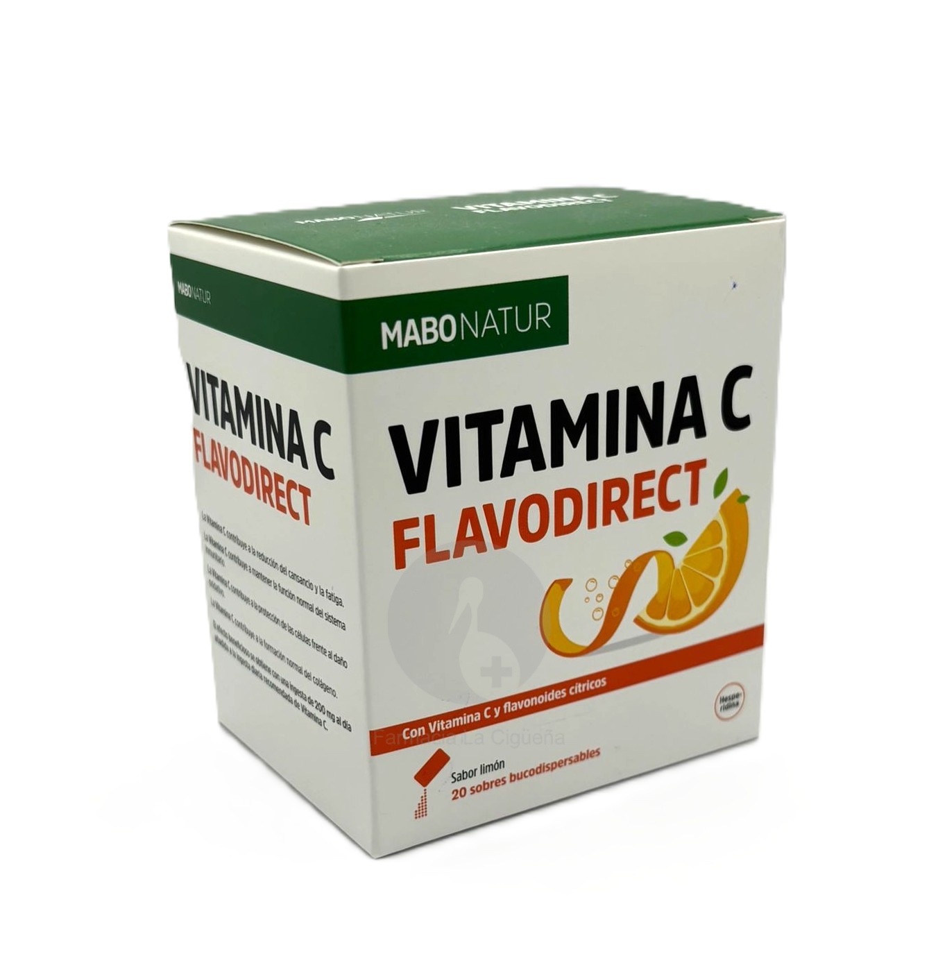 MABONATUR VITAMINA C FLAVODIRECT 20 SOBRES BUCODISPERSABLES 2,5 G SABOR LIMON