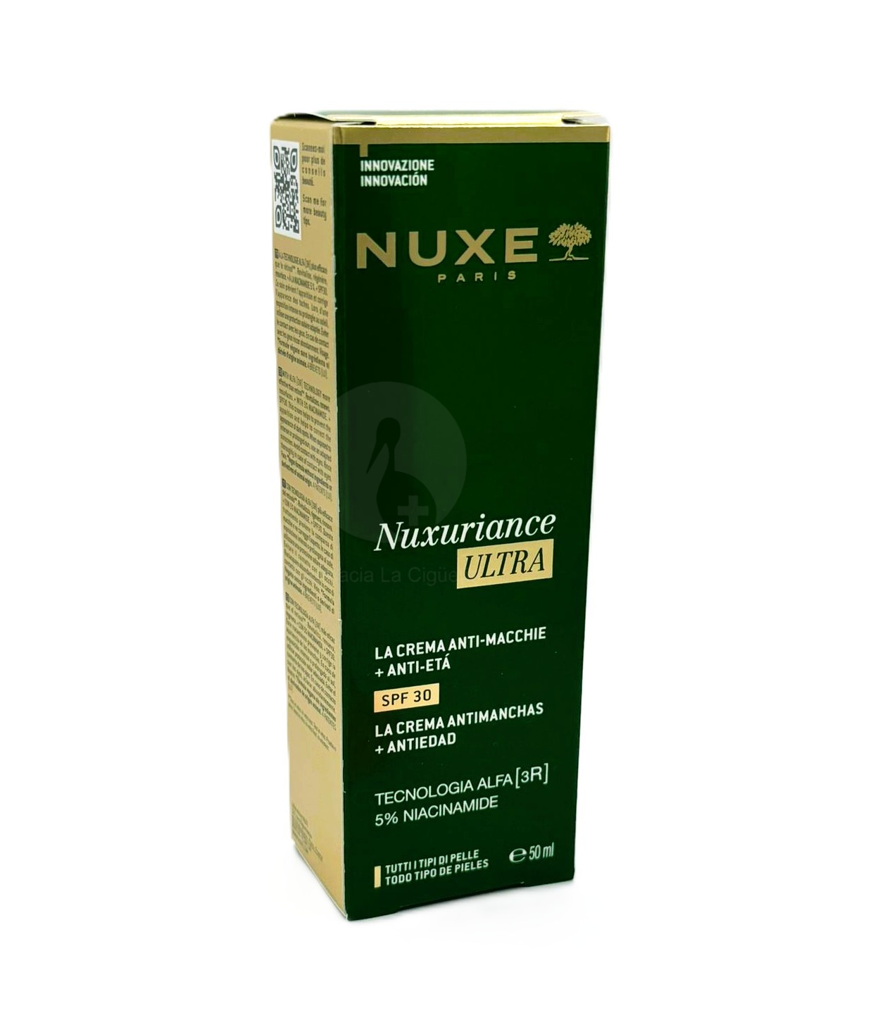 NUXURIANCE ULTRA CREMA ANTIMANCHAS Y ANTIEDAD SPF 30 1 ENVASE 50 ML