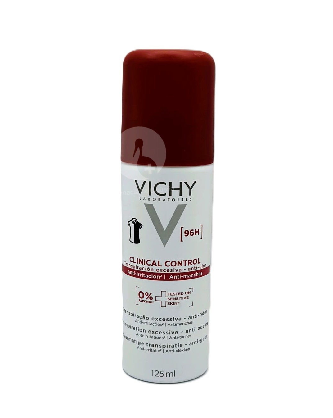 VICHY DESODORANTE CLINICAL CONTROL 96H MUJER ANTITRANSPIRANTE SPRAY 1 ENVASE 100 ML