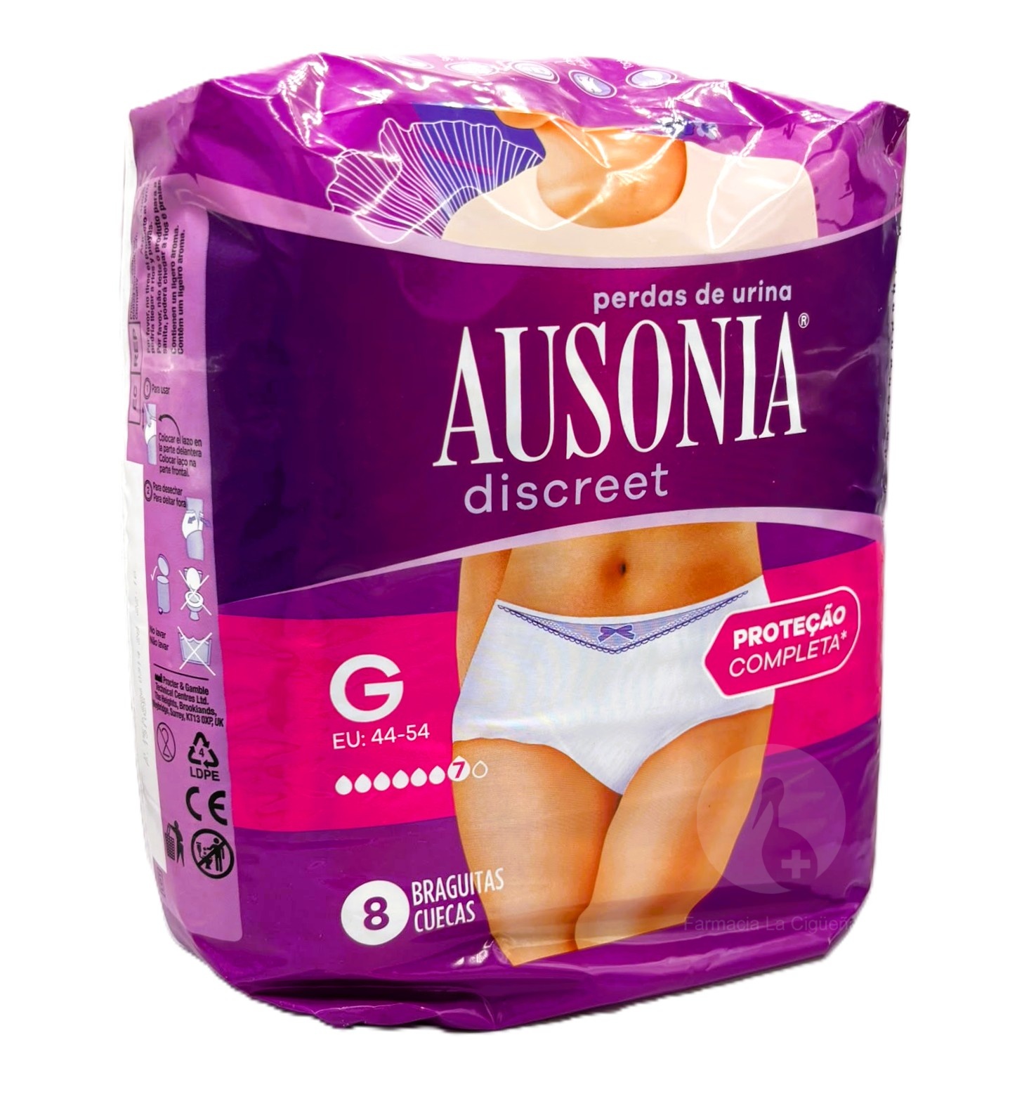AUSONIA DISCREET PANT PLUS TG8
