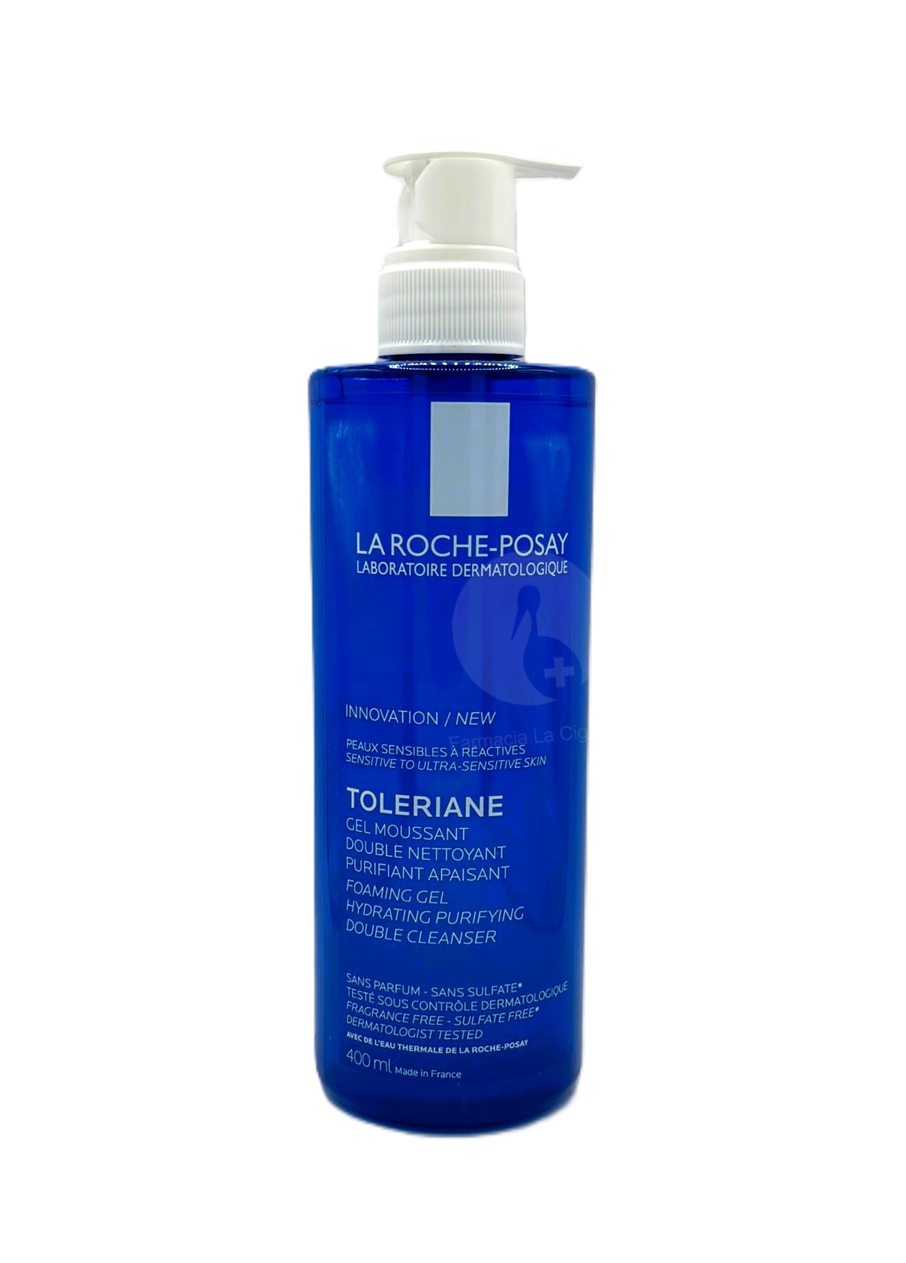 TOLERIANE CREMA-ESPUMA LIMPIADOR DOBLE HIDRATANTE PURIFICANTE 1 BOTE 400 ML