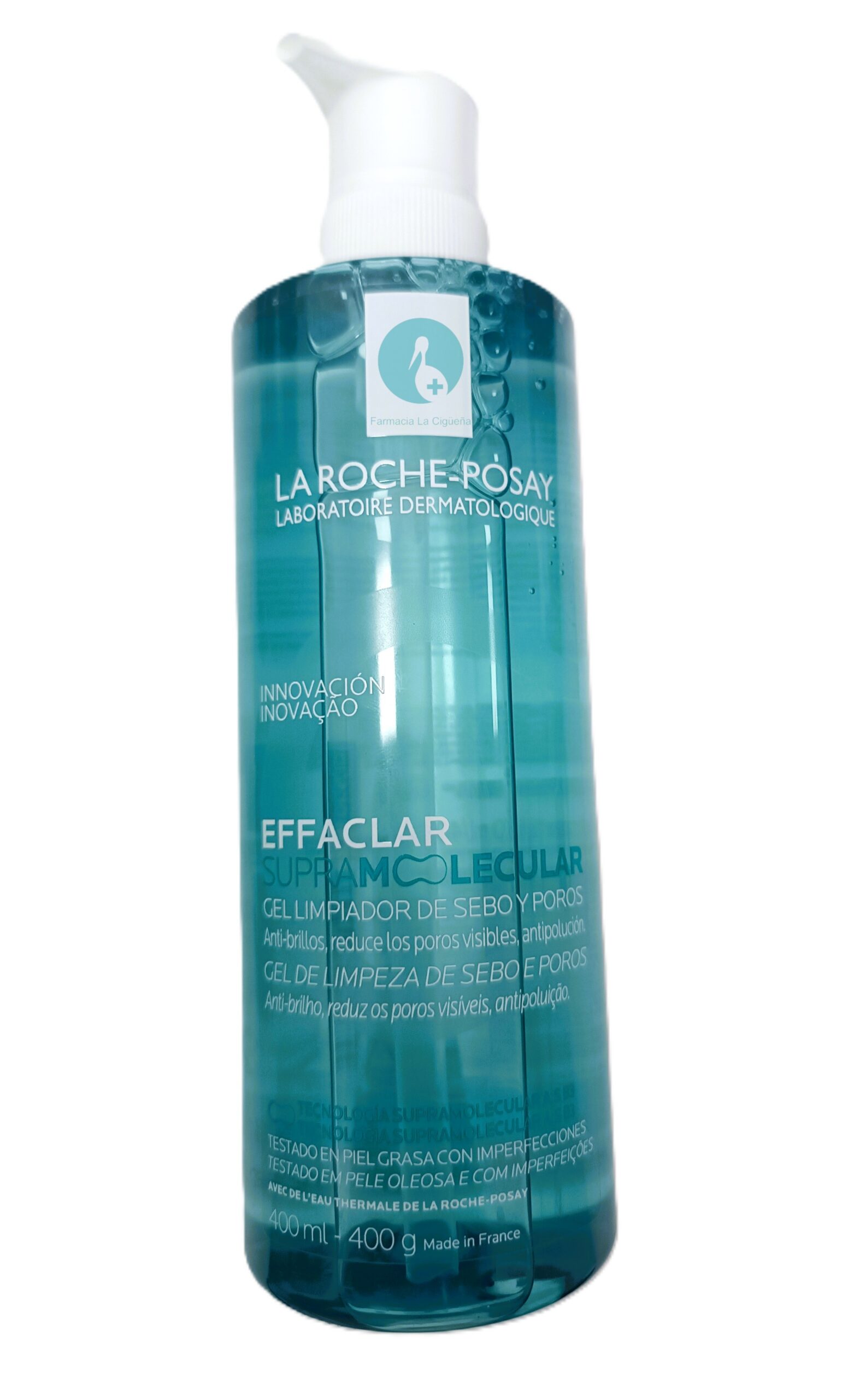 EFFACLAR GEL SUPRAMOLECULAR 1 ENVASE 400 ML