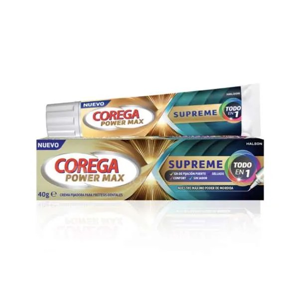 COREGA POWER MAX SUPREME TODO EN 1 1 TUBO 40 G