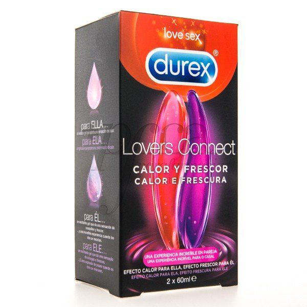 DUREX LOVERS CONNECT 2 UNIDADES 50 ML