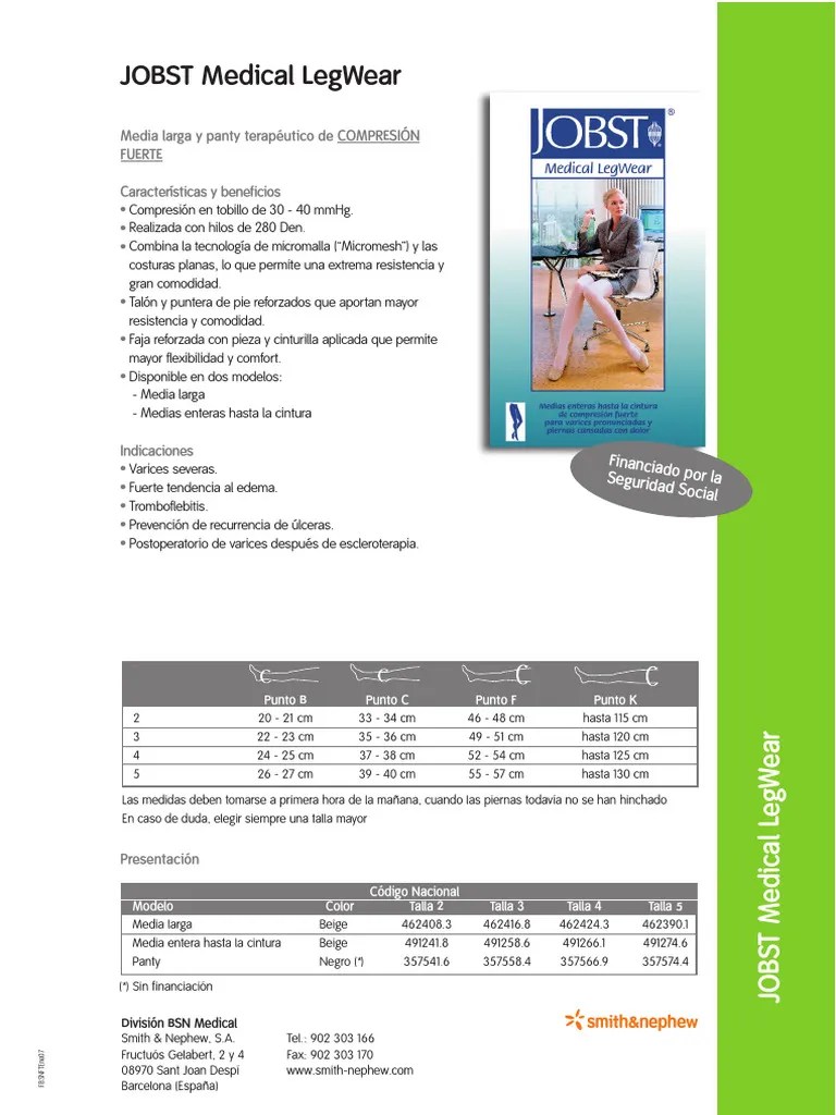 CALCETIN COMPRESION NORMAL JOBST MEDICAL LEGWEAR TALLA 5 COLOR AZUL