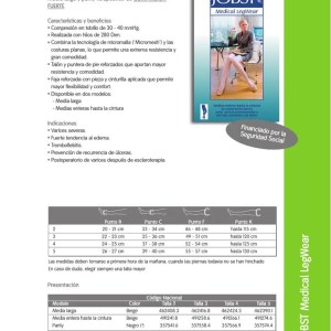 CALCETIN COMPRESION NORMAL JOBST MEDICAL LEGWEAR TALLA 5 COLOR AZUL CALCETIN COMPRESION NORMAL JOBST MEDICAL LEGWEAR TALLA 5 COLOR AZUL