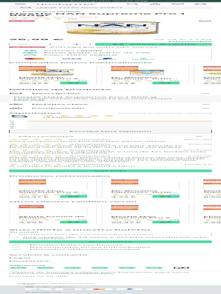NAN SUPREMEPRO 2 1 LATA 800 G PROMOCION