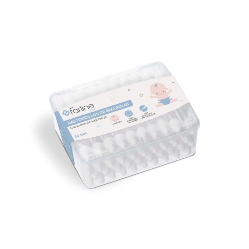BASTONCILLOS OIDOS DE SEGURIDAD APOSAN BEBE 50 UNIDADES