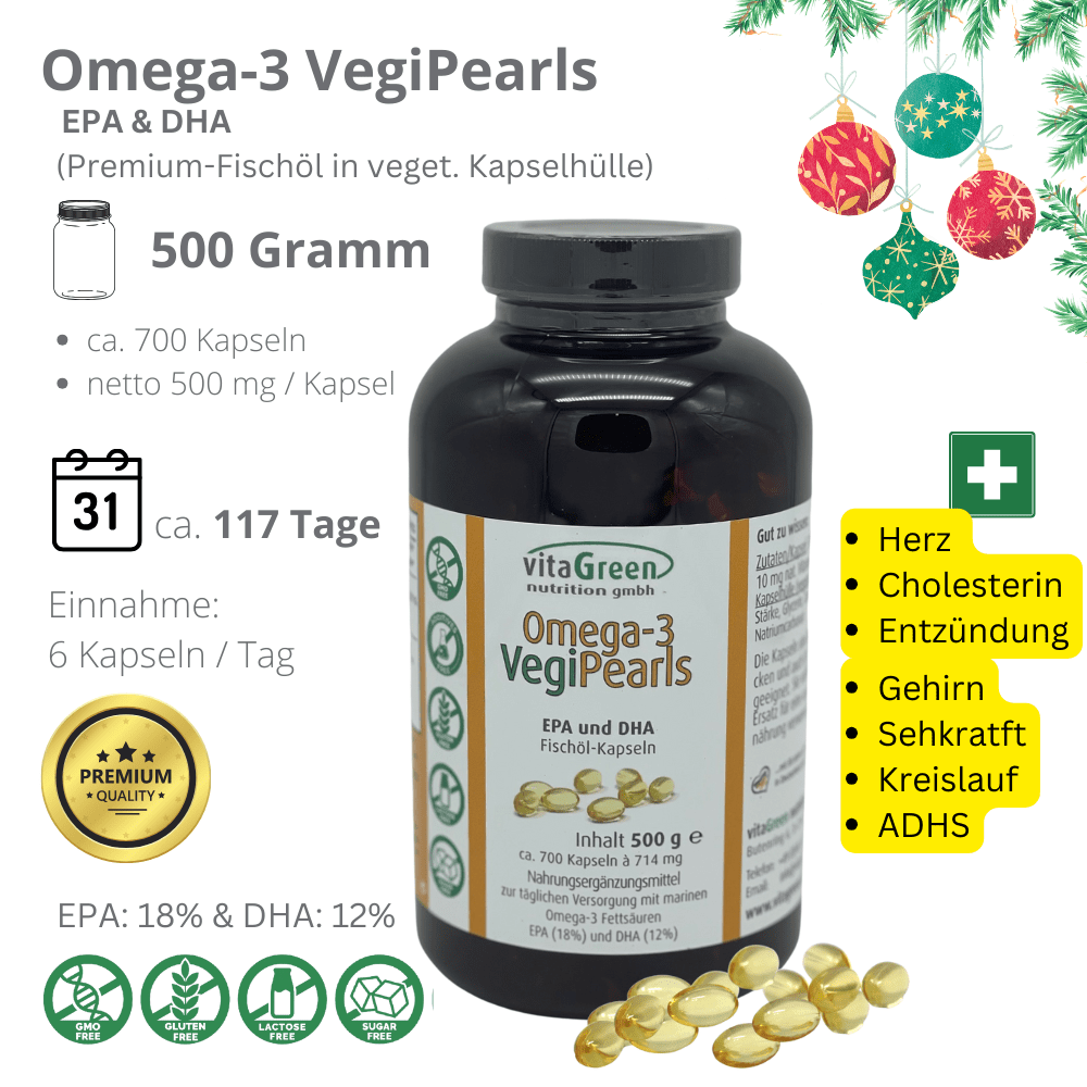VITALART OMEGA 3 30 CAPSULAS + 30 PERLAS