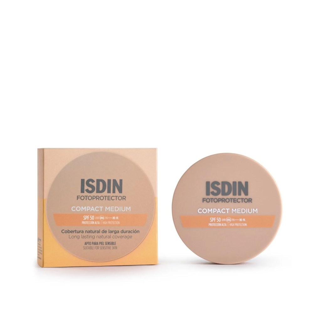 ISDIN FOTOPROTECTOR COMPACT SPF 50 MEDIUM 1 ENVASE 10 G ISDIN FOTOPROTECTOR COMPACT SPF 50 MEDIUM 1 ENVASE 10 G