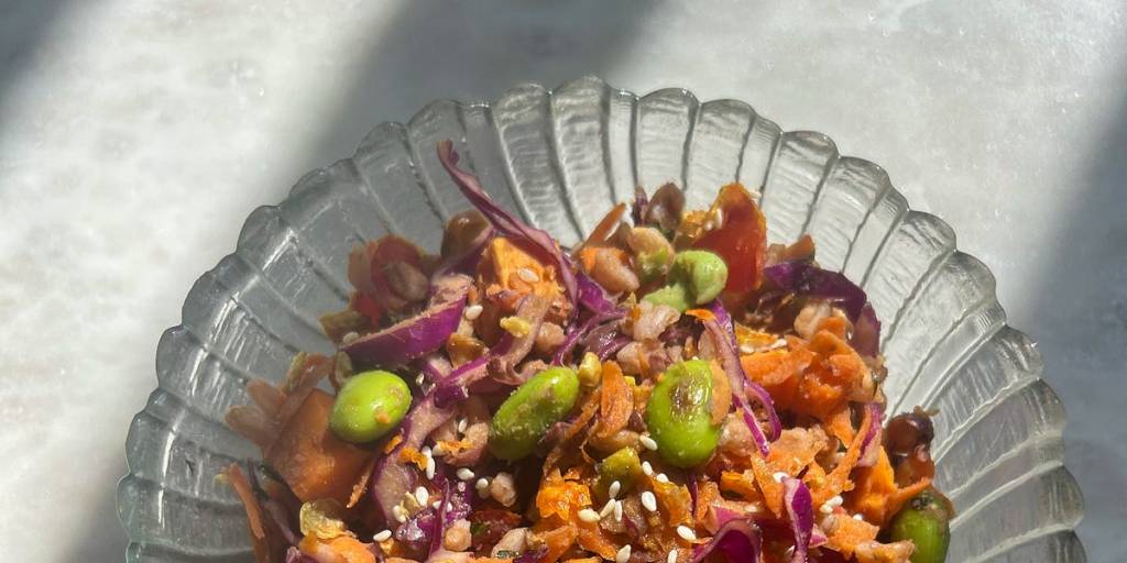 farro and adzuki bean salad – by Johanna James farro and adzuki bean salad – by Johanna James